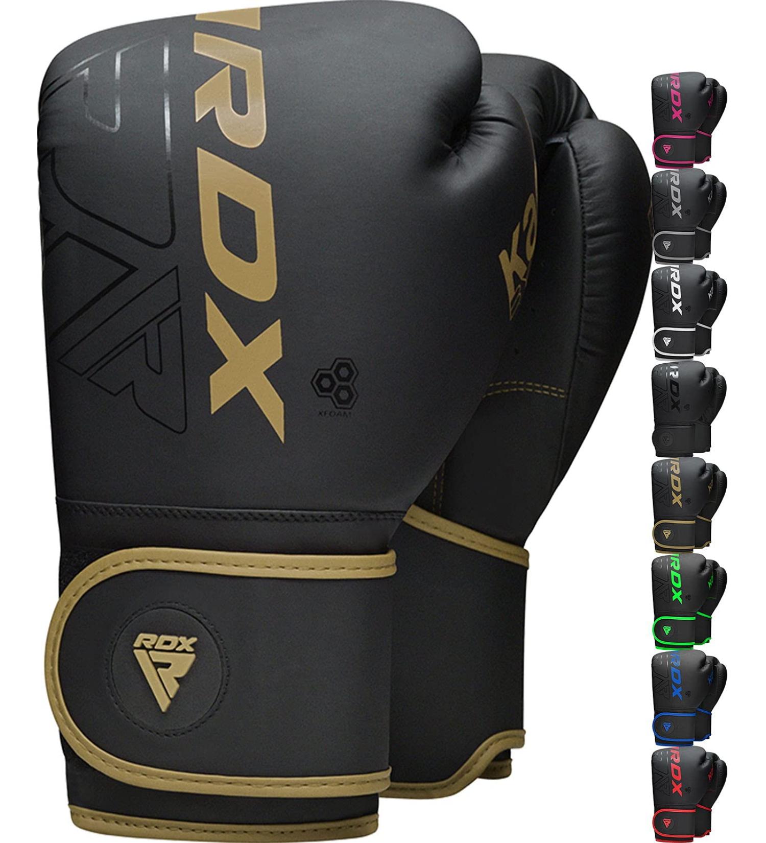 Buy RDX Children Boxing Gloves | Maya Hide Leather Kickboxing & Muay Thai Gear - 6oz Sparring Gloves for MMA Training - Buy Online on GoSupps.com