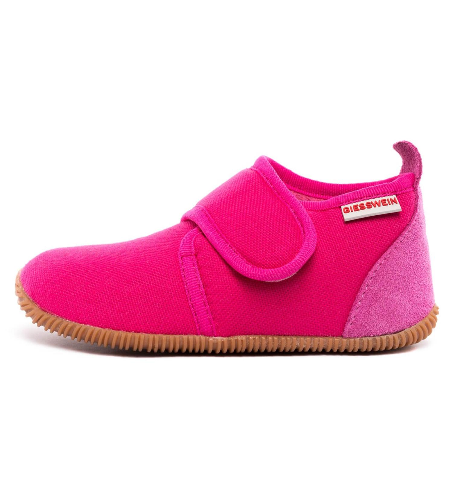 Giesswein Unisex Kid's Strass Slippers - Slim Fit High | 3 UK Child | Raspberry | Comfortable and Stylish - Buy Online on GoSupps.com