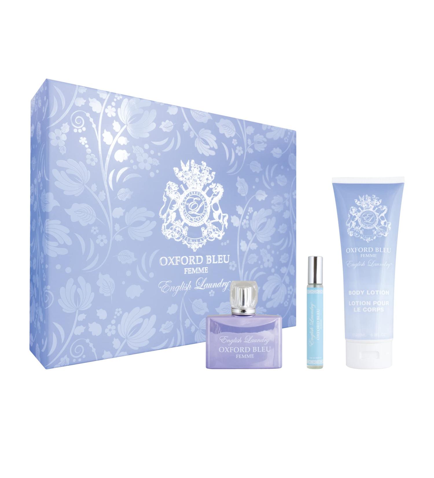 English Laundry Oxford Bleu Femme Eau de Parfum Spray Gift Set - Exclusive Fragrance Experience - Buy Online on GoSupps.com