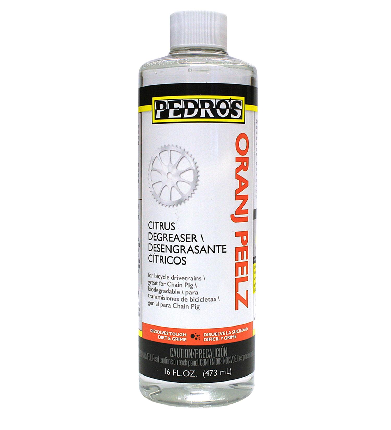Pedro's Oranj Peelz Citrus Bicycle Degreaser - 16oz Drip Bottle - Buy Online on GoSupps.com