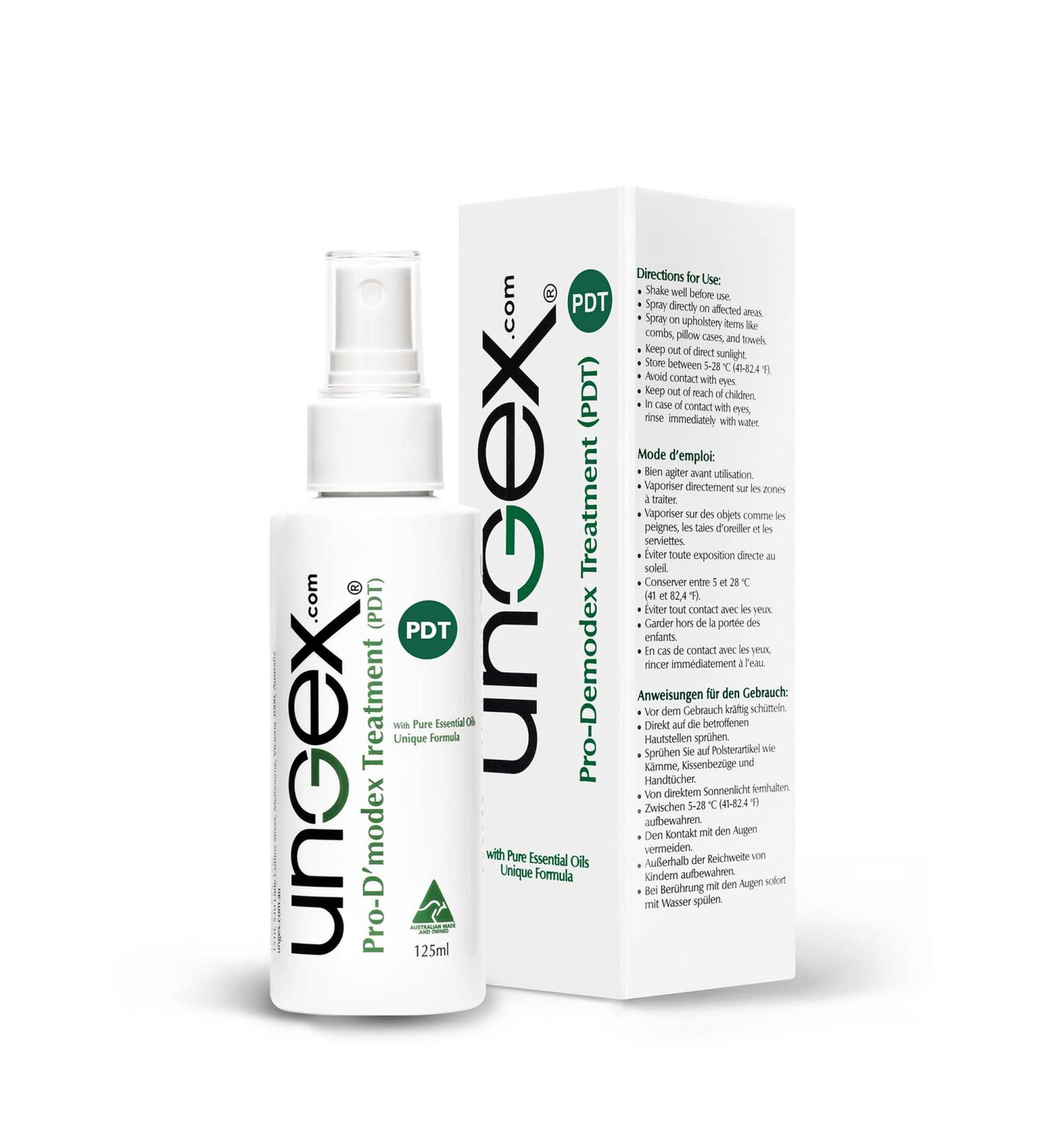 Ungex Pro-Demodex Treatment for Demodicosis | PDT - Effective Solution for Demodex Mites - Buy Online on GoSupps.com