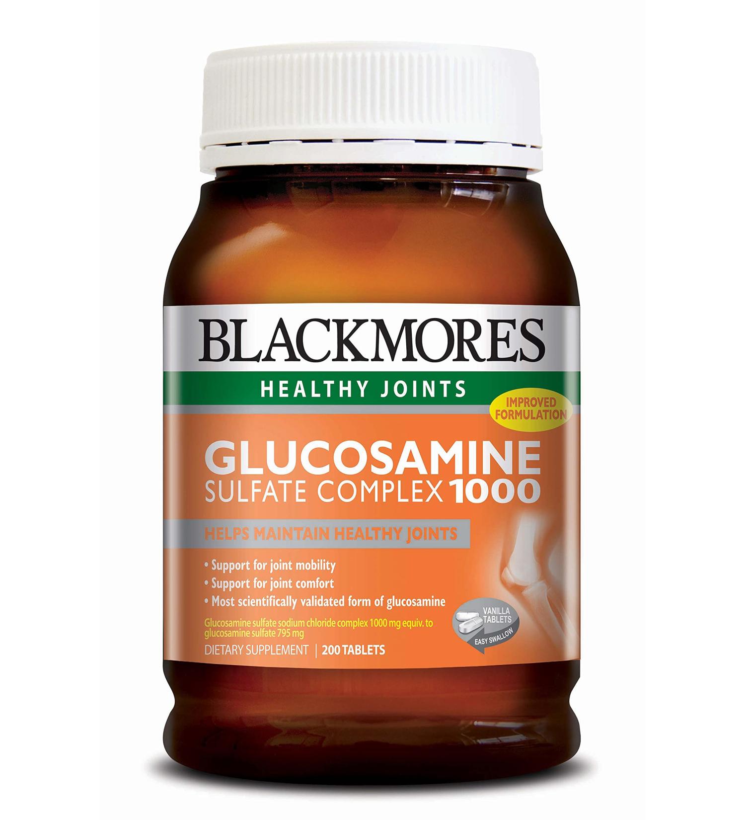 Blackmores Glucosamine Sulfate Complex 1000mg 200tablets osteoarthritis Supplements Made in Australia