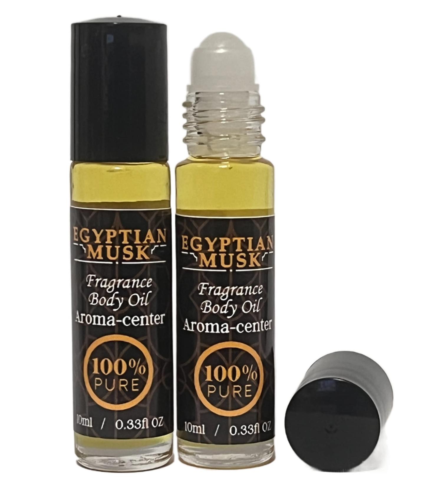 Aroma-Center Egyptian Musk Body Oil 10ml Roll-On - Pack of 2 - Buy Online on GoSupps.com