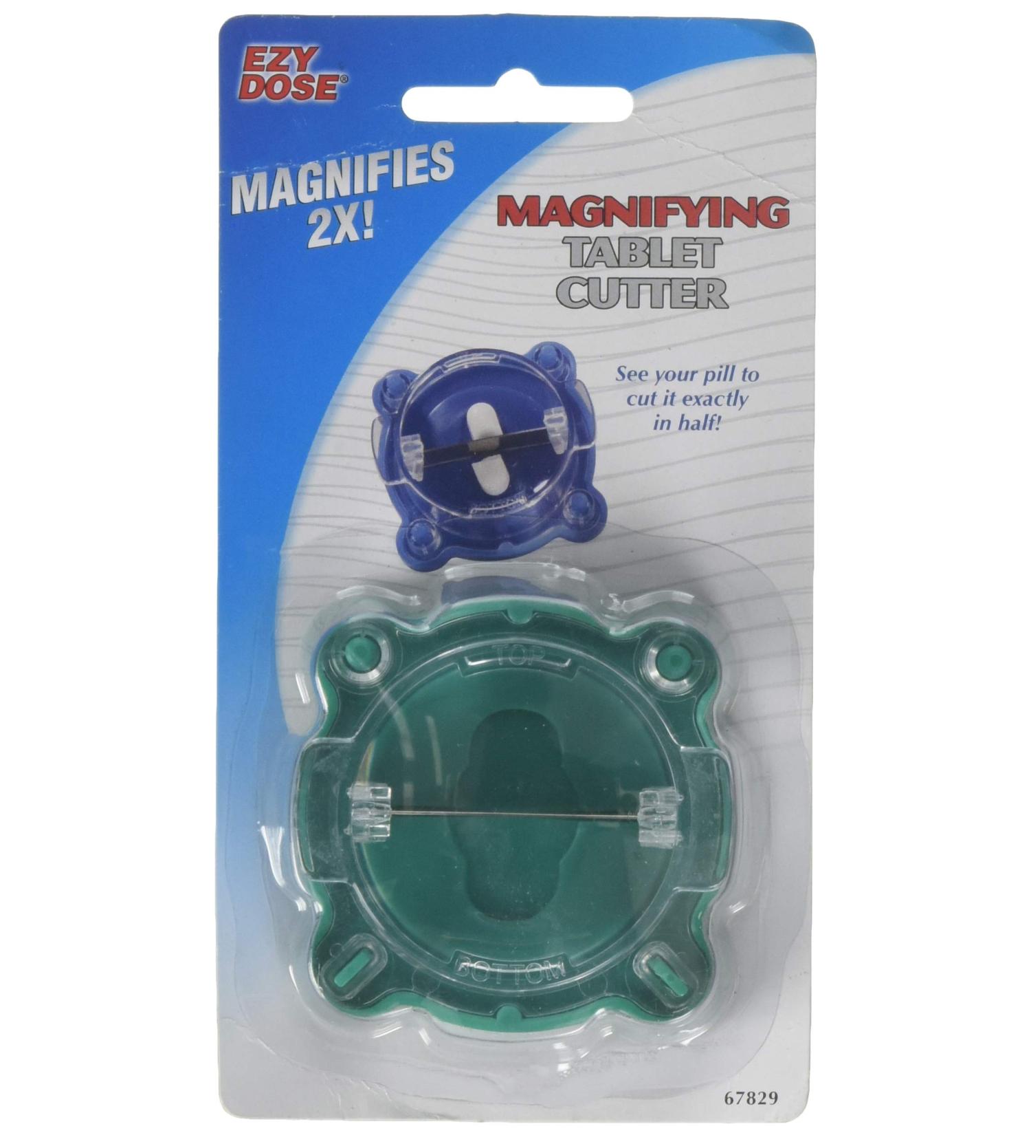 Buy Magnifying Pill Cutter - Safe Easy to Use Color Variants - International Shipping Available - Buy Online on GoSupps.com