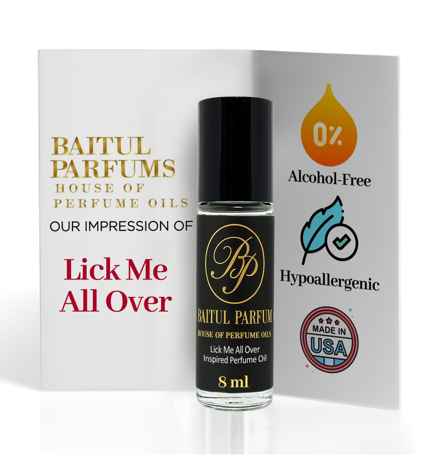 ASMARKET Comparable to Lick Me All Over Alcohol-Free Perfume Oil 8ml Travel Size Roll-On Glass Bottle Long Lasting Fragrance 98% True-to-Scent Clean Scent Perfume Main Accords - Fruity Floral - Buy Online on GoSupps.com