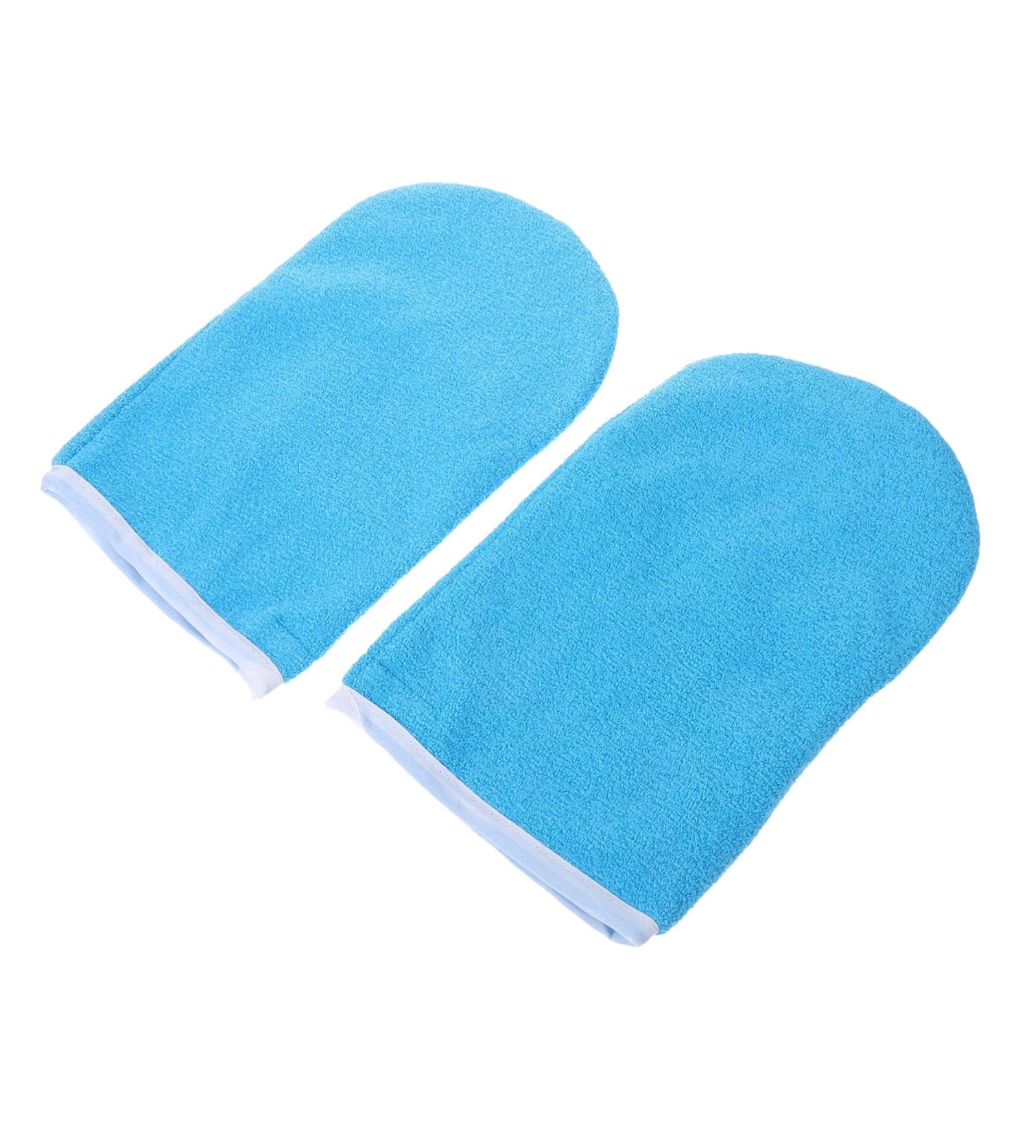 1paire Cire De Paraffine Pour Soins Des Mains Mitaines R utilisables Pour Spa Chaud Confortables Et Ajustables Exp rience De Soin Professionnelle 25.50X15.00X1.00CM Bleu - Buy Online on GoSupps.com