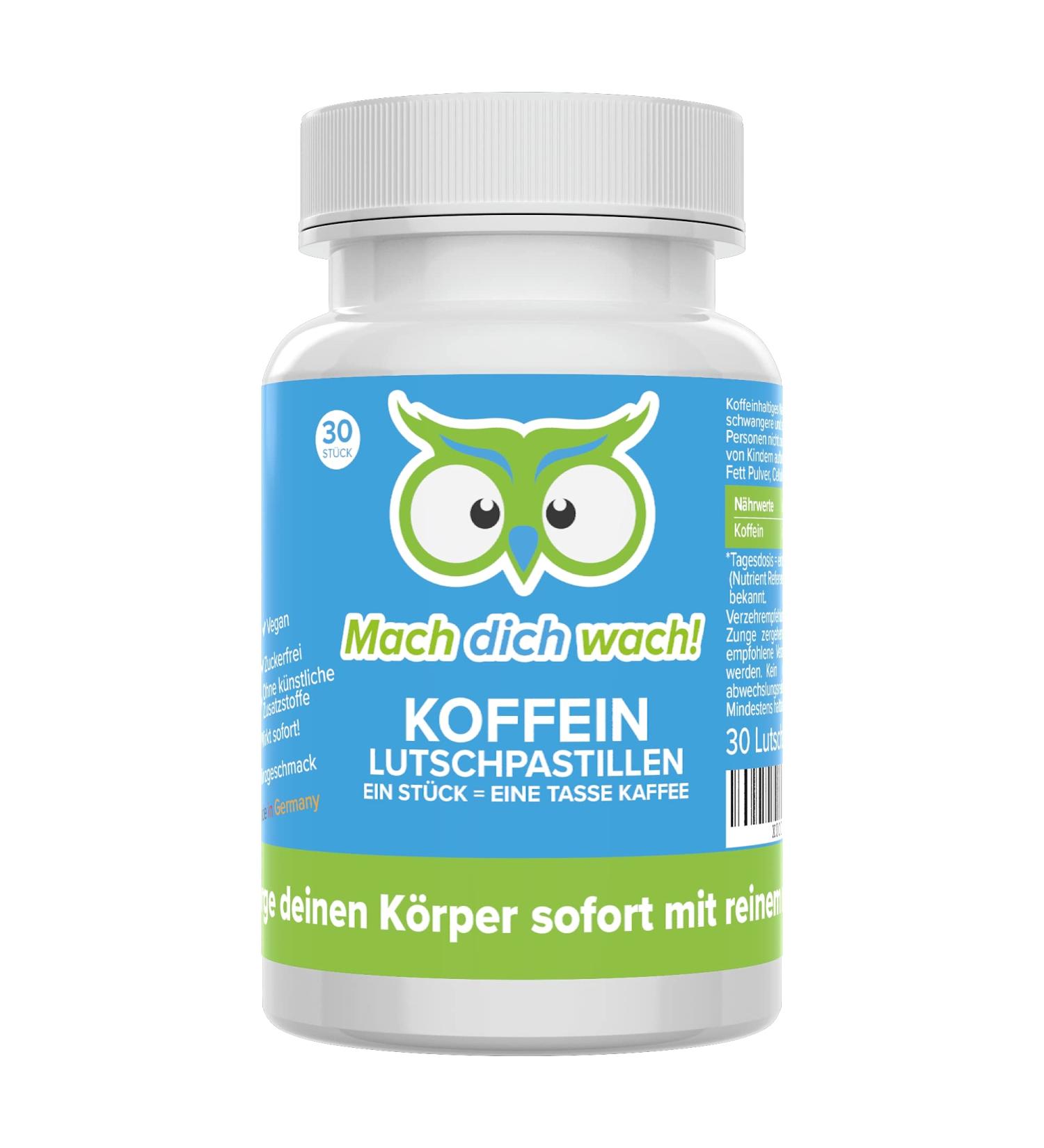 Caffeine Lollipop - 100mg Fast-Acting Energy | Made in Germany | Lab Tested No Additives | Go Awake!  - Buy Online on GoSupps.com