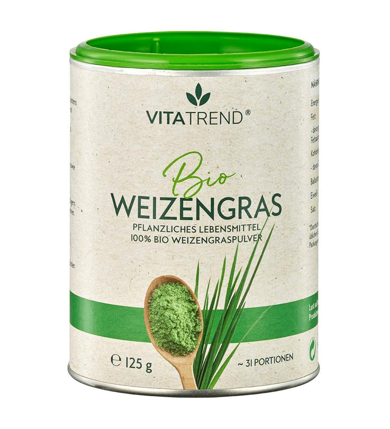 vitatrend Vitatrend Organic Wheatgrass Powder 125g box