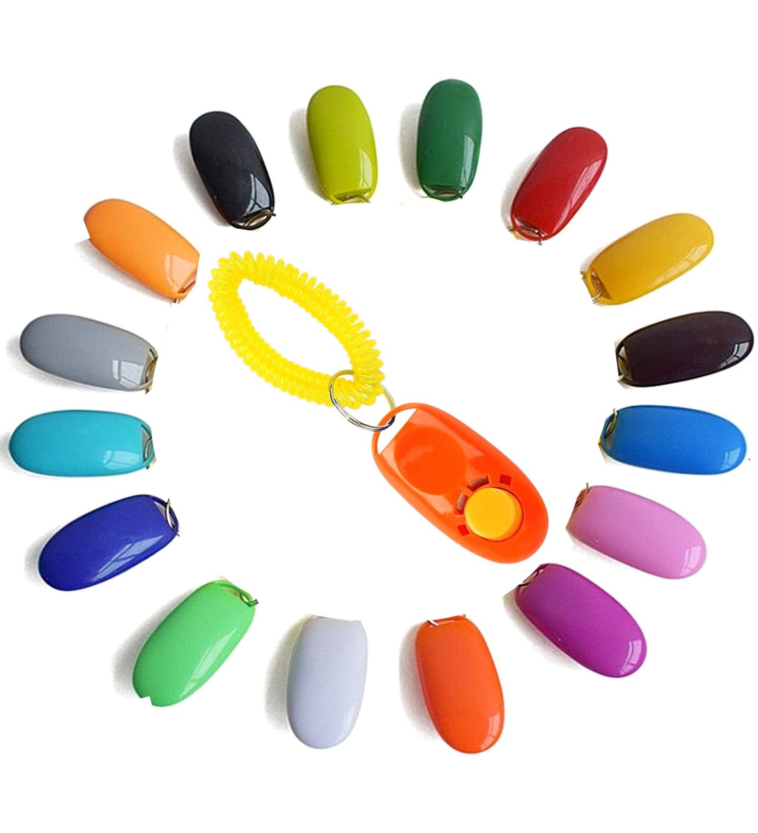 Puppy Clicker for Obedience Training Perfect for Pets Puppies Cats & Dogs in Dark Orange - Buy Online on GoSupps.com