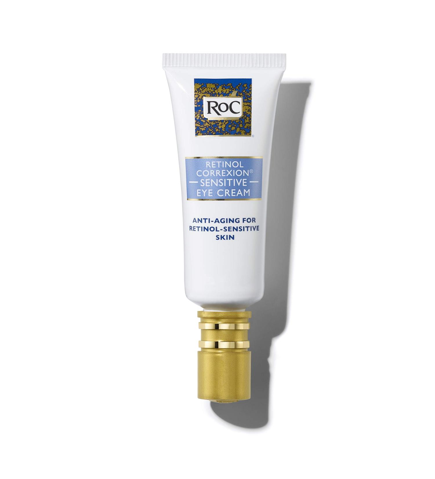 RoC Retinol Correxion Anti-Aging Eye Cream: Milder Formula for Sensitive Skin - 0.5 Ounce Pack of 1 - Buy Online on GoSupps.com