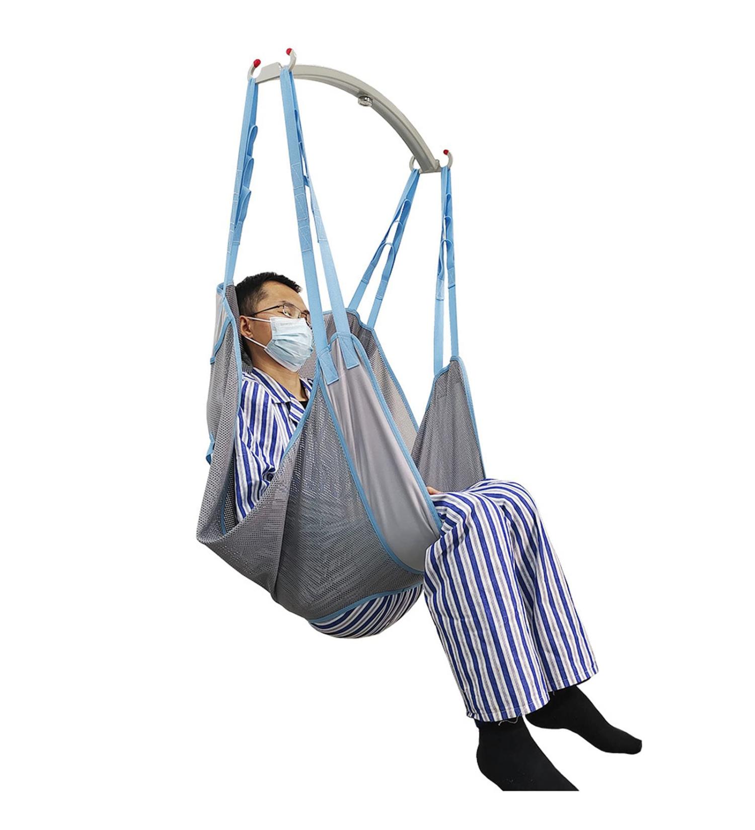 Patient Lift Sling 4 Positions 230KG Capacity Transfer Blanket for Bed Positioning and Lifting Breathable Patient Transfer Sling with 3 Directional Grips for Bariatric Nursing X-Large - Buy Online on GoSupps.com