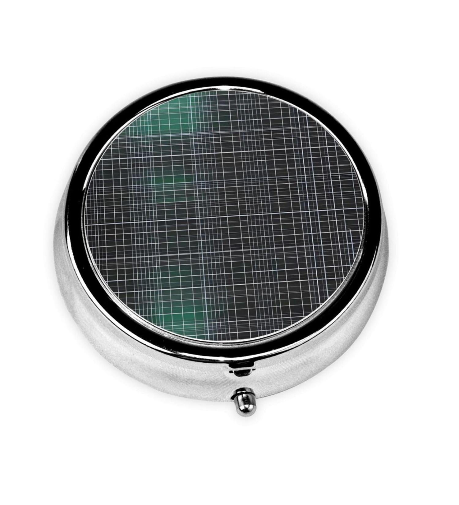 Multi-Dimensional Round Pill Box Organizer - 3 Compartment Portable Travel Pill Holder for International Shipping - Buy Online on GoSupps.com