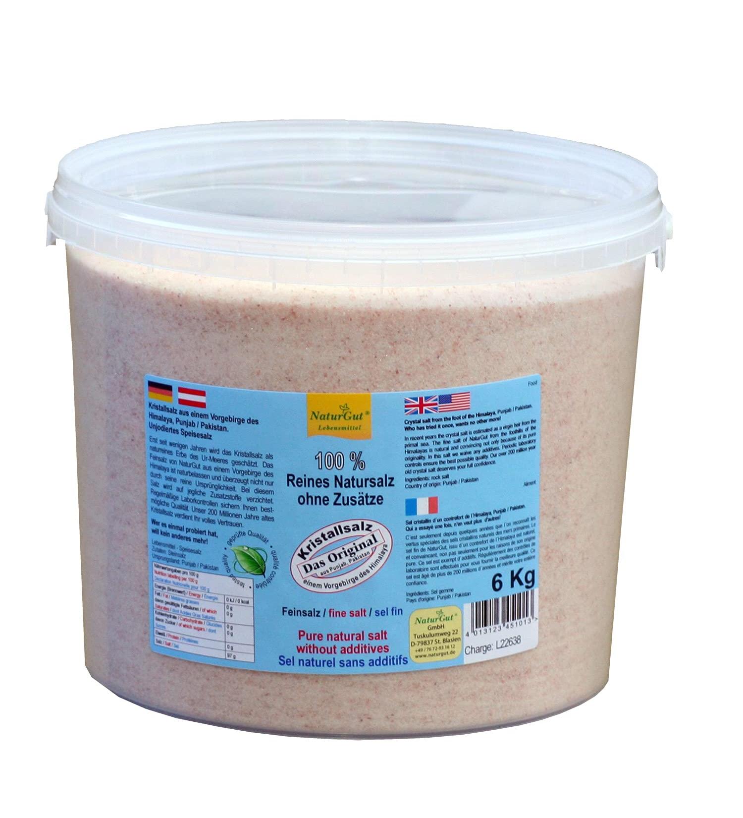 NaturGut Himalayan Headlands Table Crystal Salt Punjab Pakistan 6kg