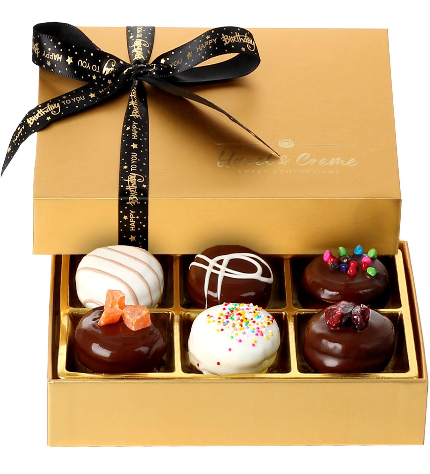 Happy Birthday Gourmet Cookie Gift Box - Kosher Vegan - Birthday Gift Basket for Men and Women - Buy Online on GoSupps.com