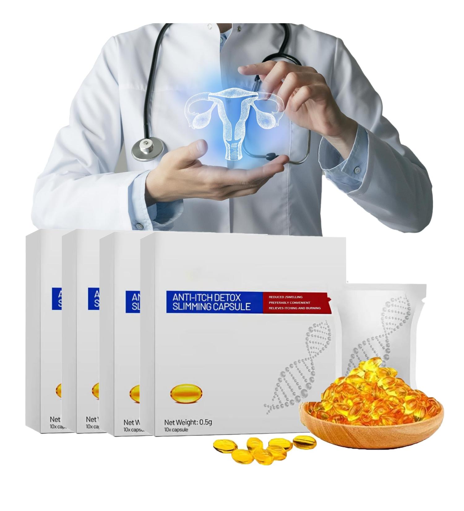 FemiPure Anti-Itch Detox Slimming Capsules - Anniecare Instant Relief & Odor Removal (4PCS) - Buy Online on GoSupps.com