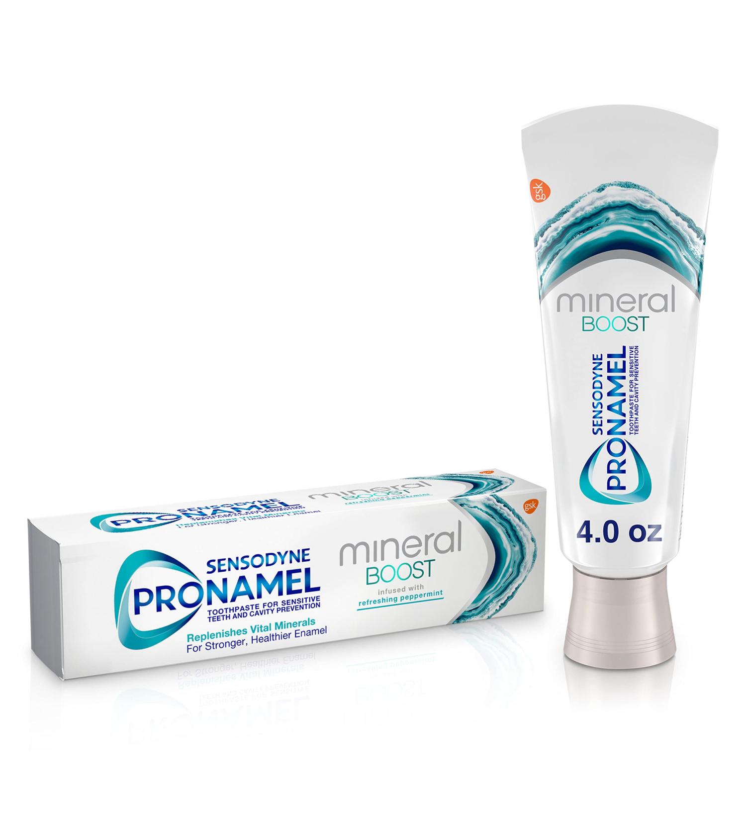Sensodyne Pronamel Mineral Boost Enamel Toothpaste | Peppermint | 4 oz (Pack of 1) - Buy Online on GoSupps.com