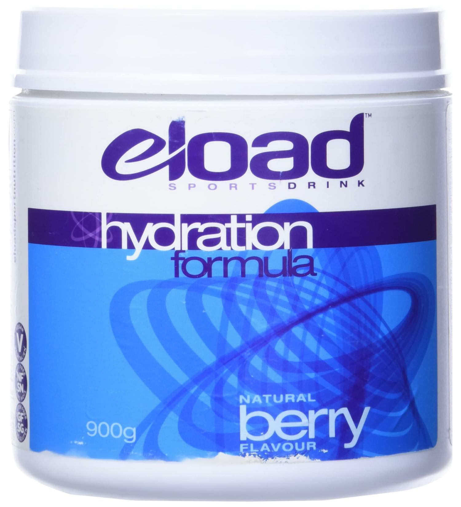 Eload Hydration Electrolyte Sports Rehydration Drinks Perfect for Competing & Training - Berry 900g Tub (30 Servings) - Buy Online on GoSupps.com