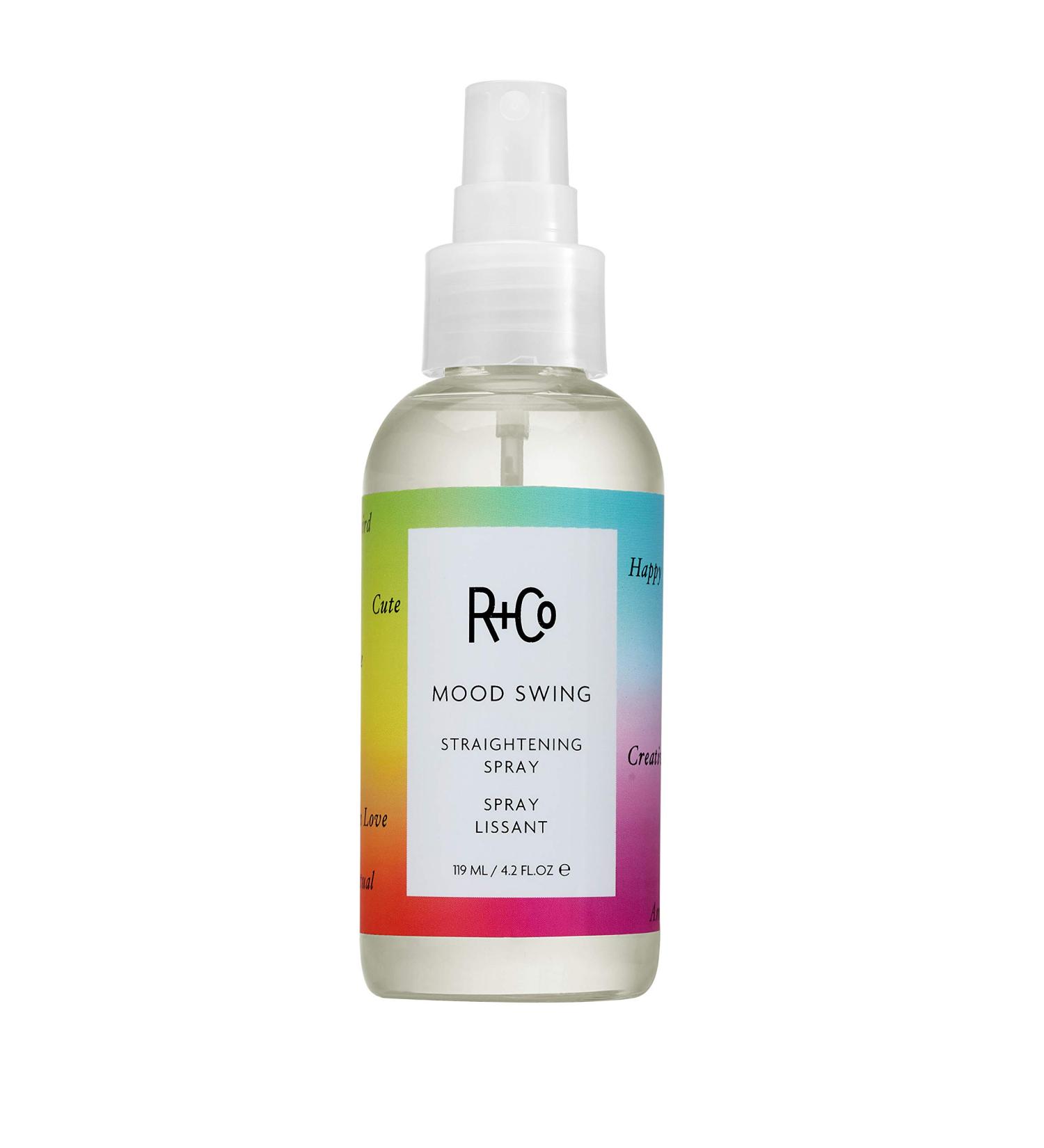R+Co Mood Swing Straightening Spray - Vegan & Cruelty-Free - 4.2 Oz | For Shine, Humidity Protection, and Faster Drying - Buy Online on GoSupps.com