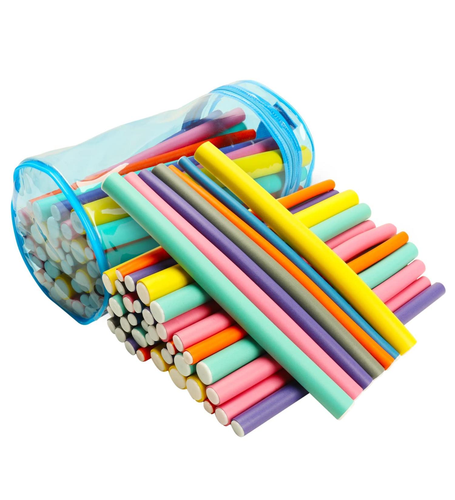 Buy Aiducho Large Curl Papilotten - 42 Foam Flex Rollers for Big & Small Curls | 24cm/9.45 Overnight Hair Wrap - Buy Online on GoSupps.com