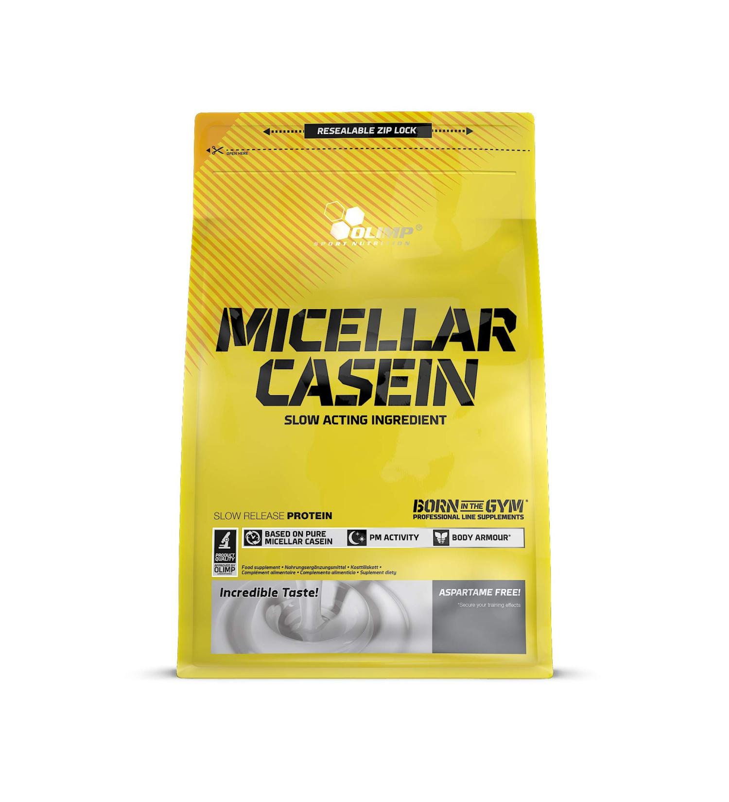 Olimp Micellar Casein Bag Vanilla-Pear 600g | Premium Slow-Digesting Protein for Muscle Recovery - Buy Online on GoSupps.com
