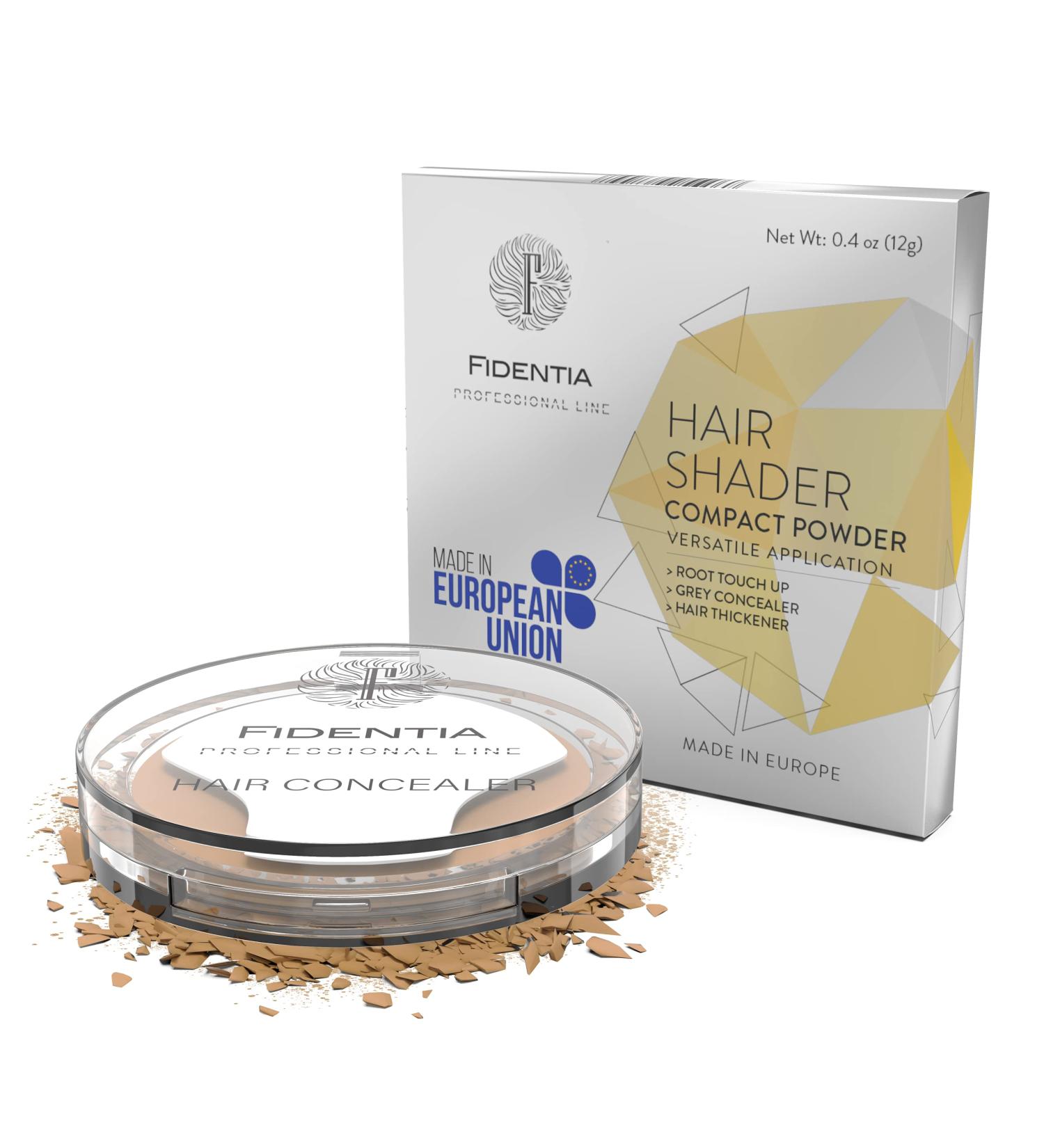 FidiTia Hair Shader 12G - EU Made Hair Concealer Powder for Sealing & Concealing - Light Brown - 1 Pack - Buy Online on GoSupps.com