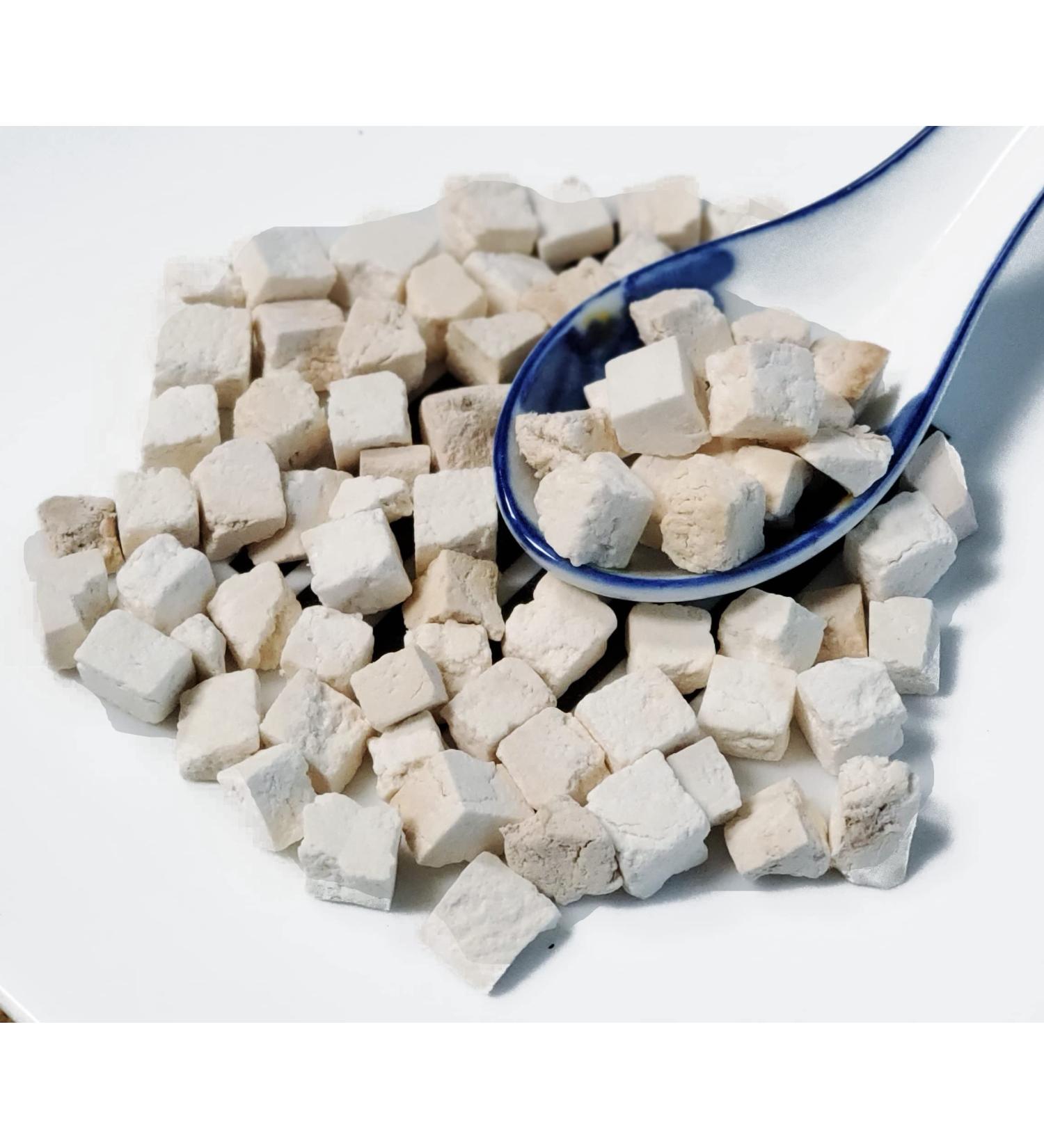 TCM Herbs USA Fu Ling / Tuckahoe Granular /Wolffiporia Cocos Schw Ryv.& Gibn Premium Cubes (8 oz)