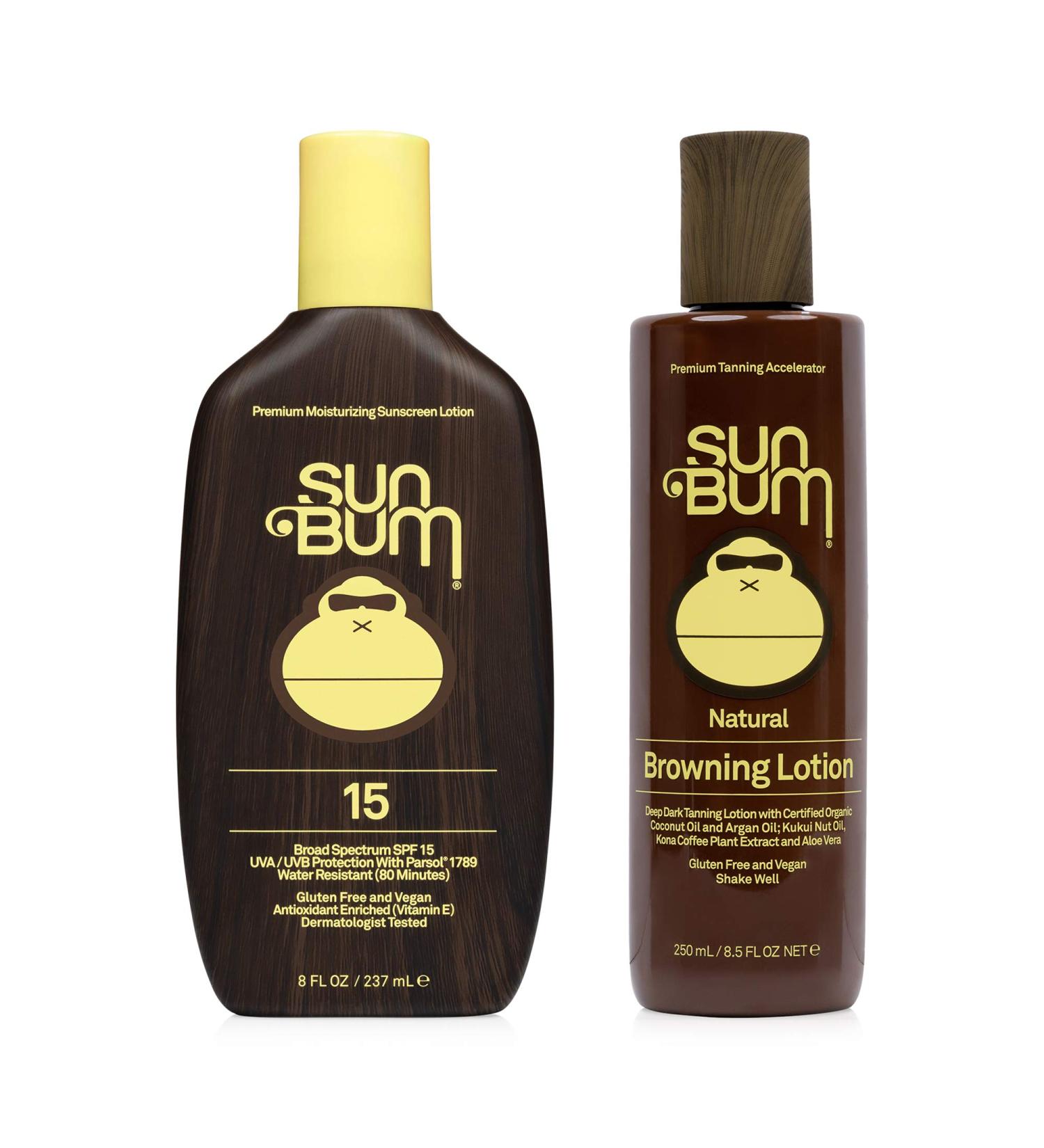 Sun Bum Original SPF 15 Sunscreen & Browning Lotion - Vegan & Reef Friendly - Buy Online on GoSupps.com
