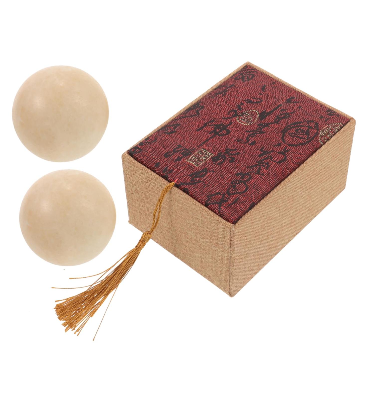Buy Healeved Jade-Fitness Handball Massage Balls - Crystal Baoding Balls for Meditation & Hand Training | International Shipping Available - Buy Online on GoSupps.com