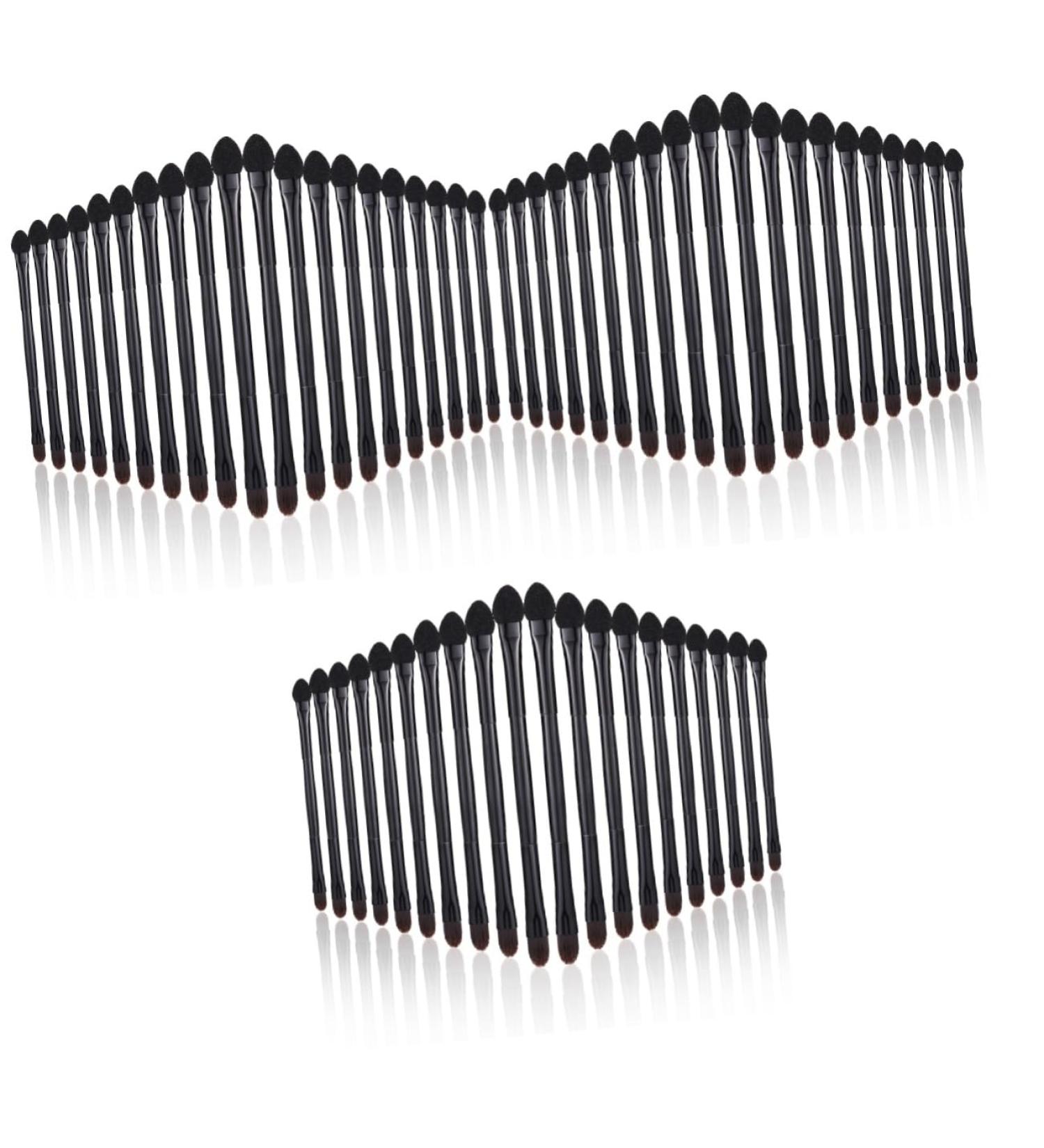Baluue 60 Pcs Double Eye Shadow Makeup Women Makeup Supplies Women Makeup Brush Makeup Tool Black Plastic - Buy Online on GoSupps.com