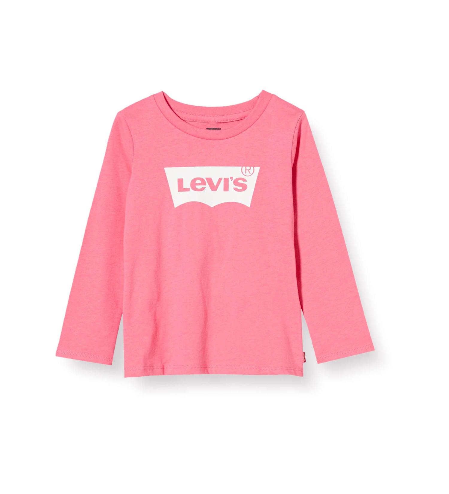 Levi's Kids Baby Girls 3 Months Camellia Rose Long Sleeve Batwing Tee - Buy Online on GoSupps.com