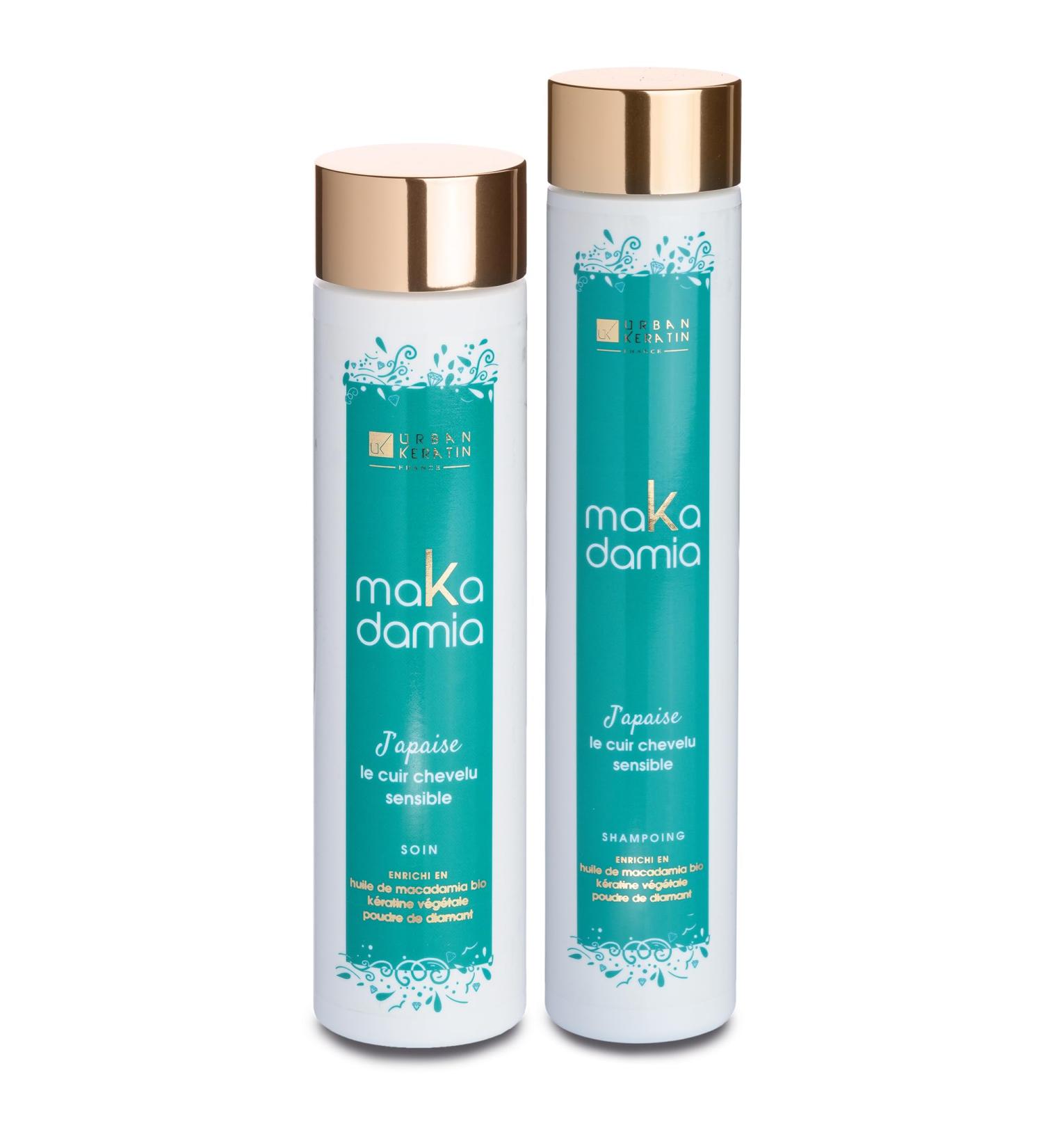 Urban Keratin - Duo Shampoo 250 Ml and Treatment 200 Ml - I soothe sensitive scalp