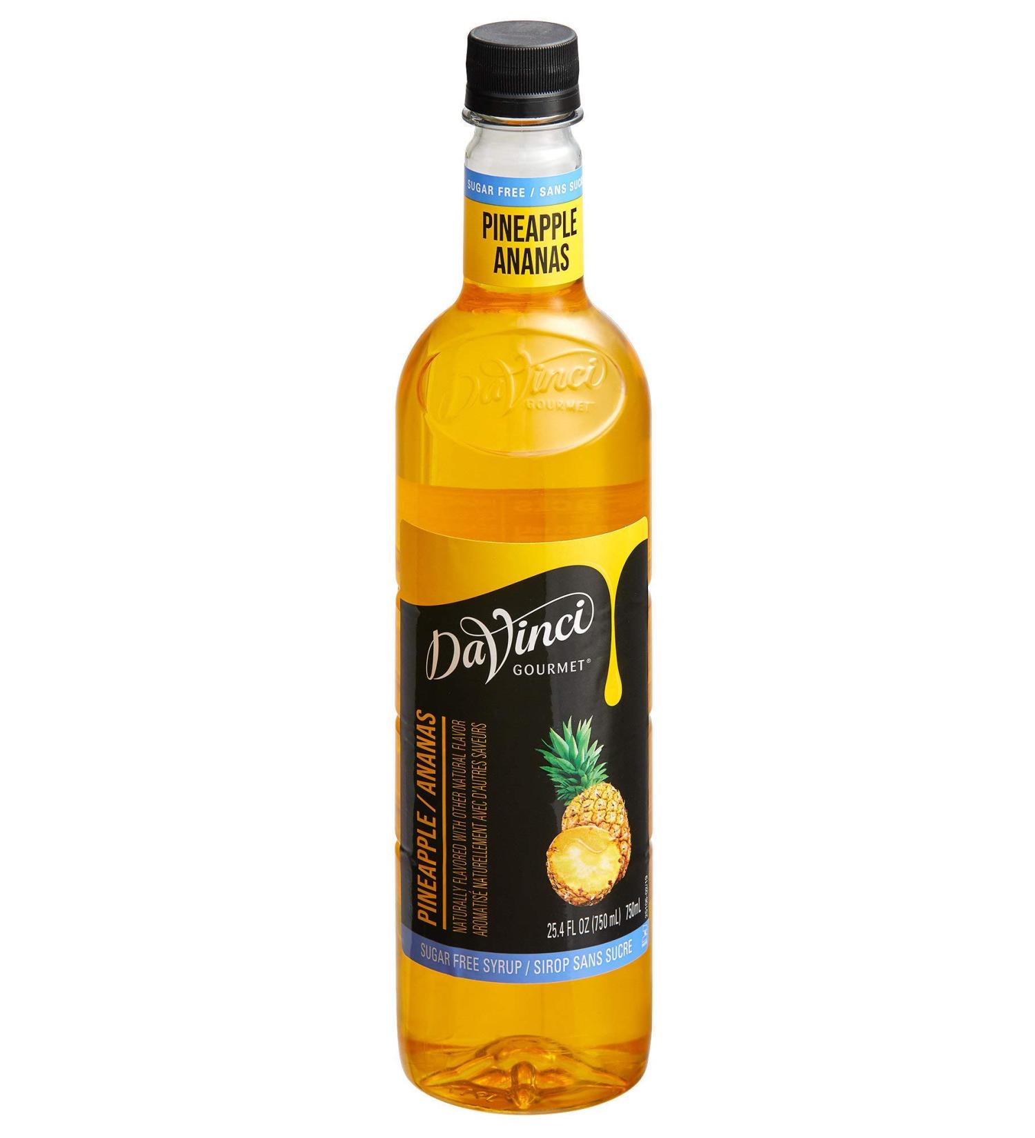 Da Vinci Gourmet Pineapple Sugar Free Syrup 750mL - Premium Flavoring for Beverages - Buy Online on GoSupps.com