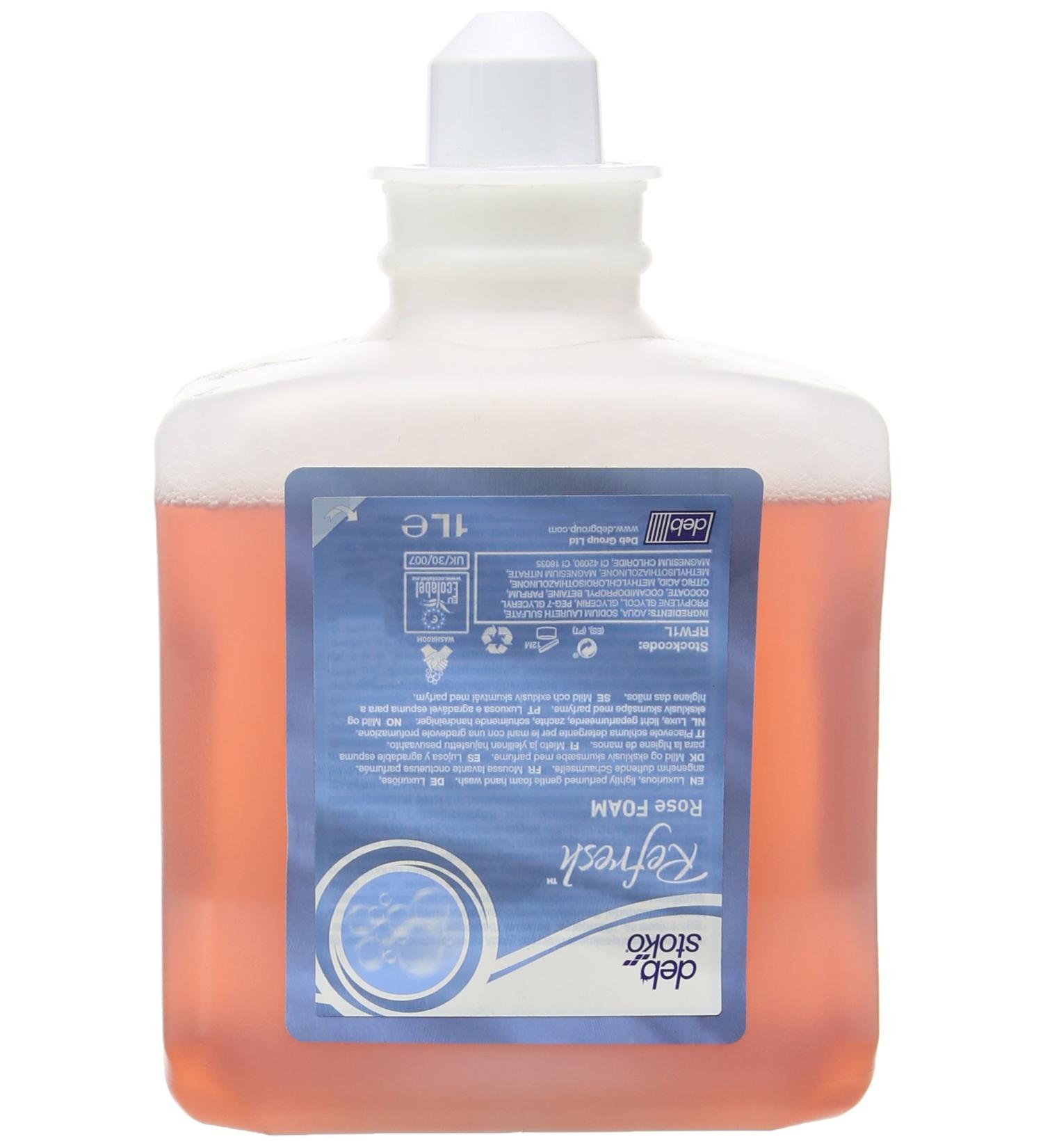 DEB Rose Foam WASH PK6 RFW1L