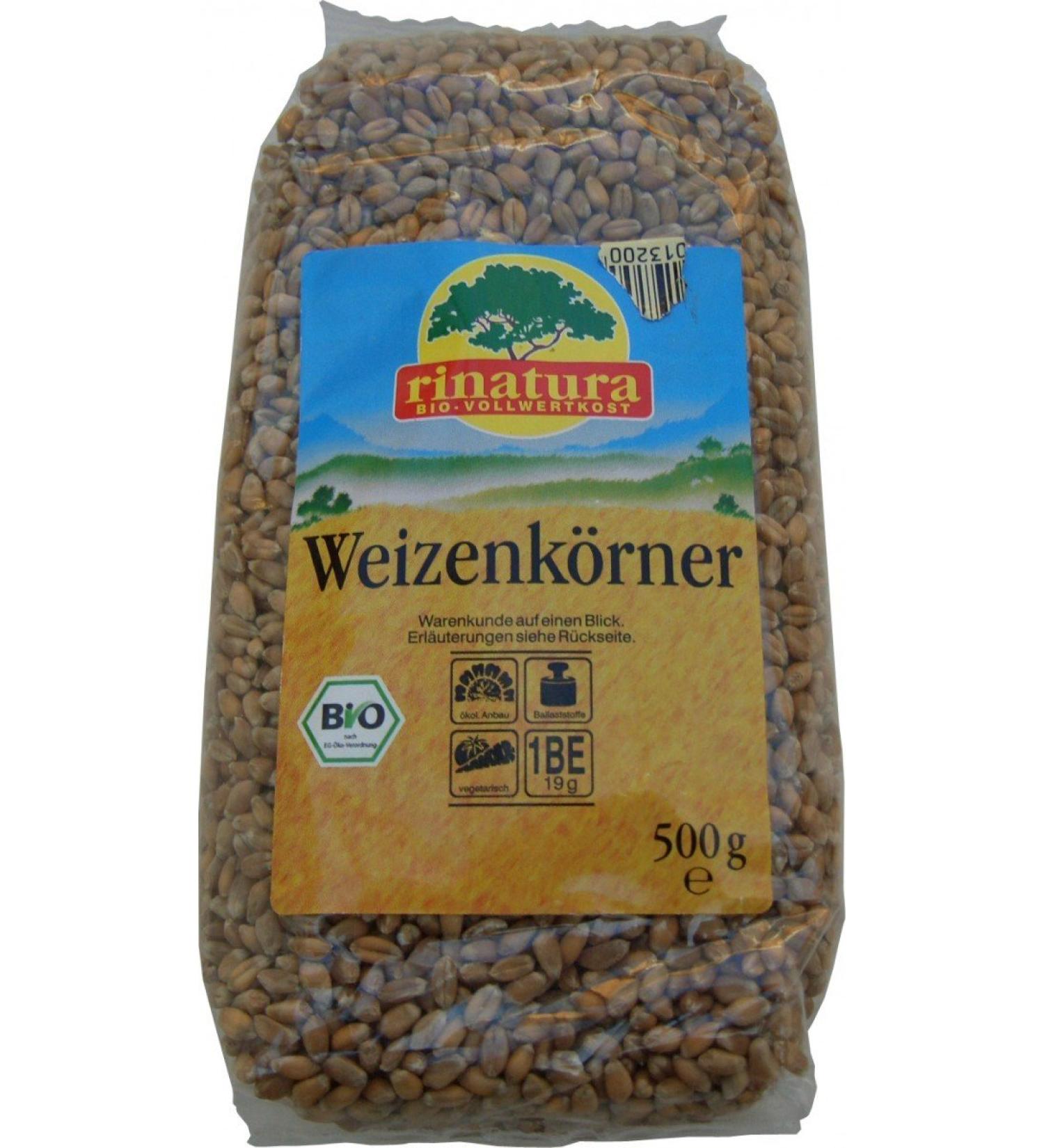 Buy Organic Wheat Grains from Bio Rinatura - 500g | Premium Quality & Fast International Shipping - Buy Online on GoSupps.com