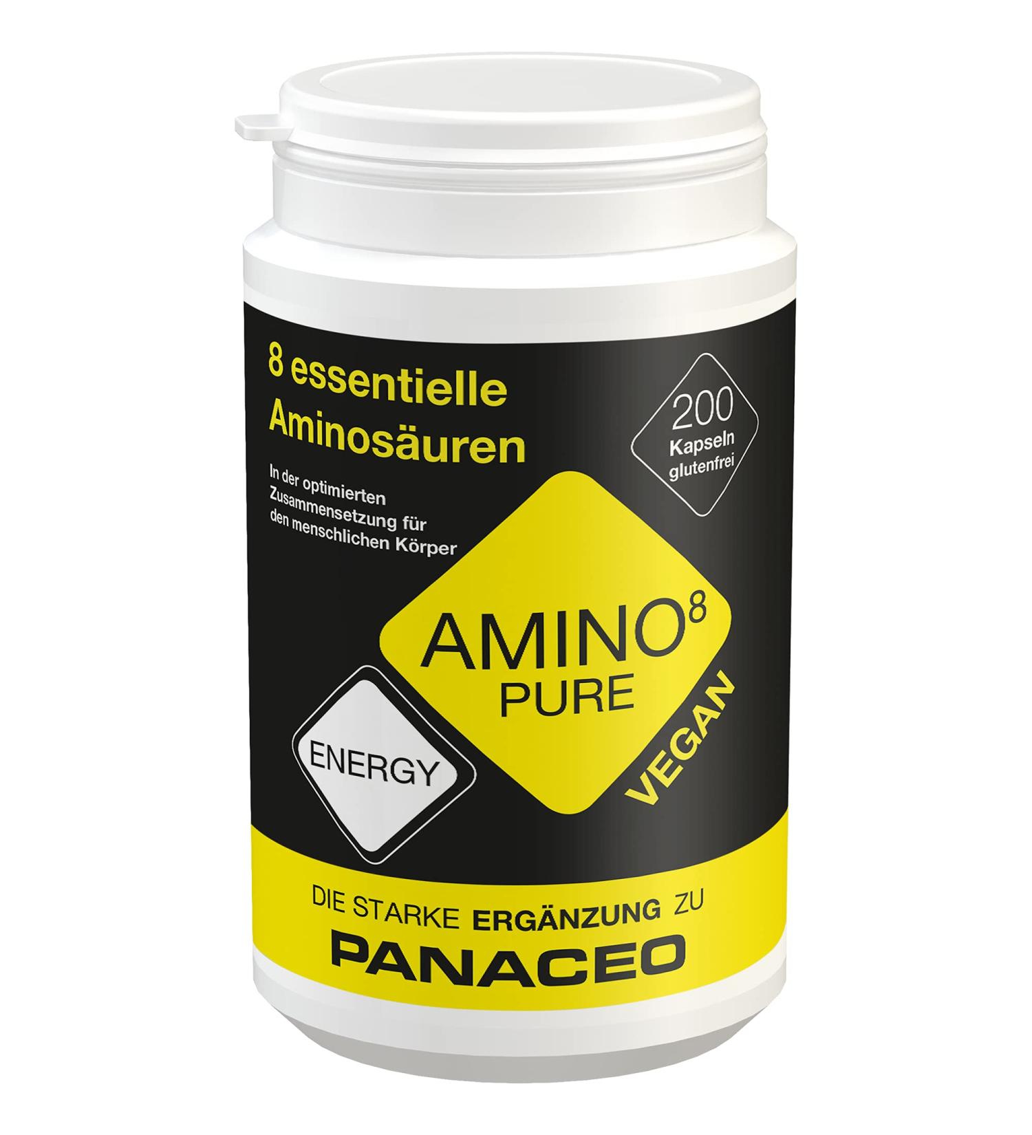 PANACEO Energy Amino8 Capsules 200 Pcs