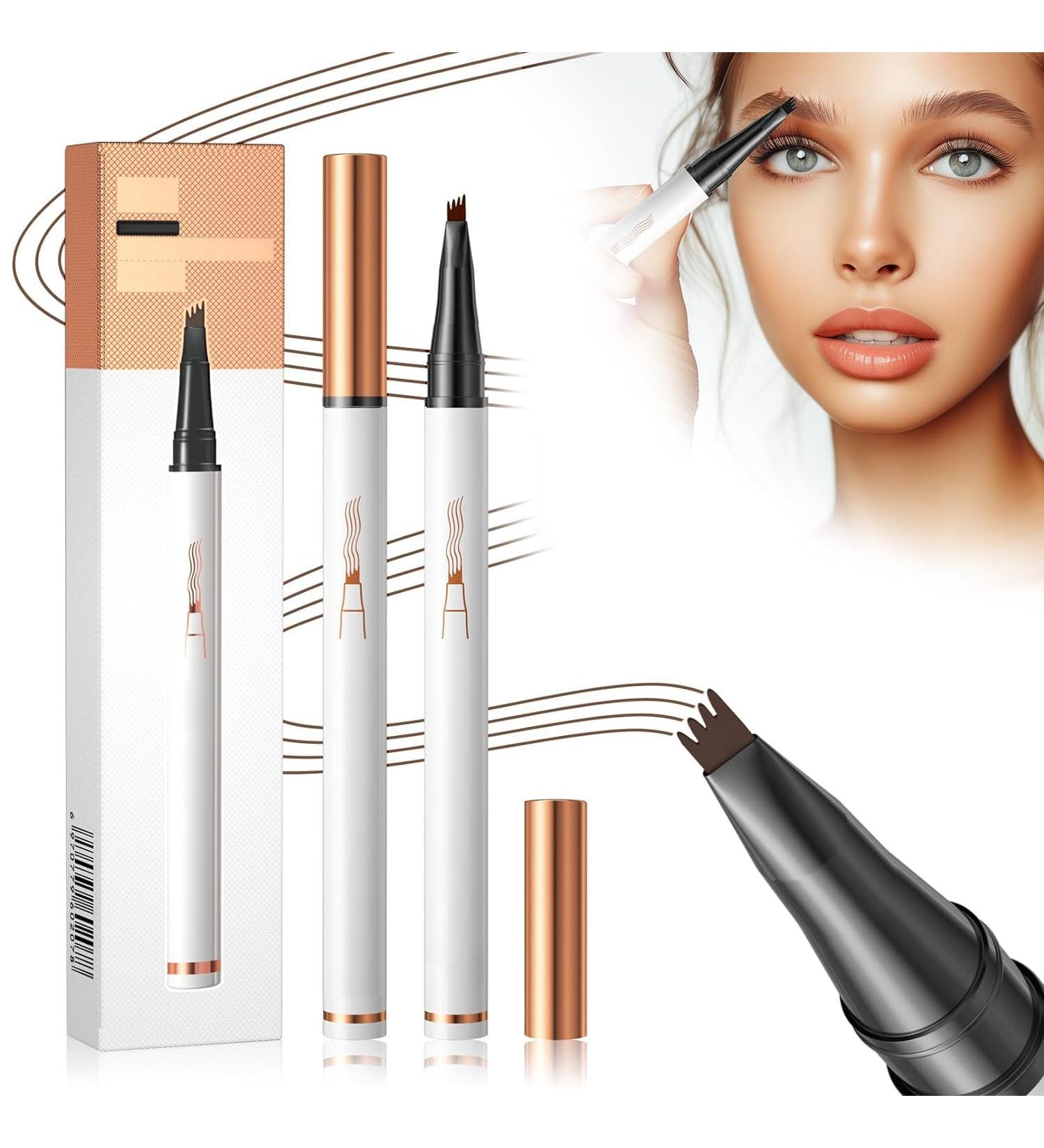 YIWANLLE Magic Eyebrow Pencil 3D Waterproof Eyebrow Pencil with 4 Tips Eyebrow Pencil Natural Durable Eyebrow Pencil (Light Brown) - Buy Online on GoSupps.com