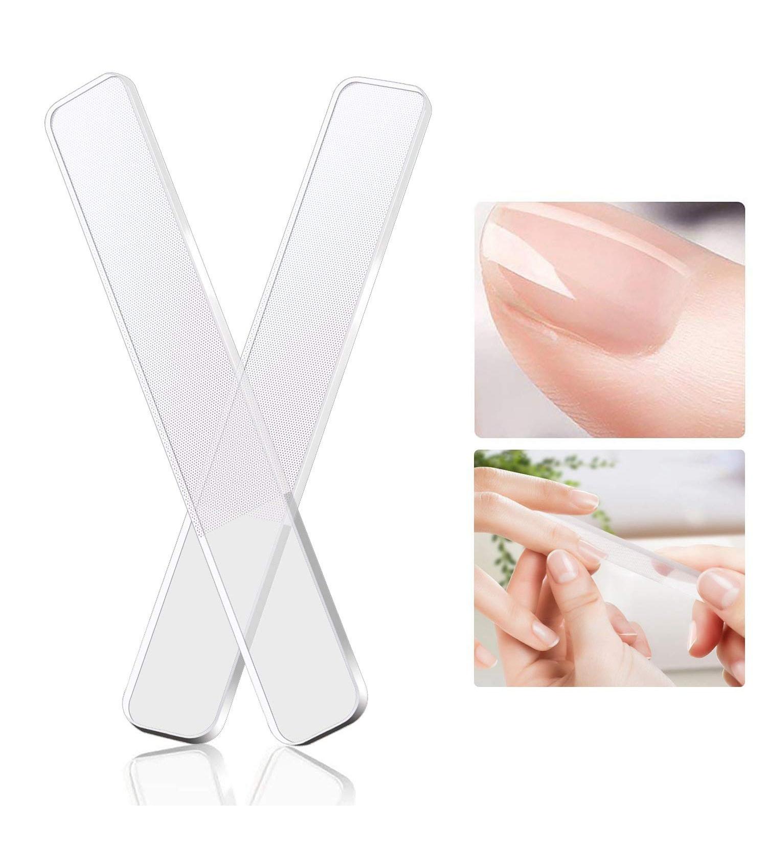 fumooa Glass Nail Shiner - Nano Glass Nail Files Crystal Nail Buffer Shine Polisher For Natural Fingernails Toenails - Buy Online on GoSupps.com
