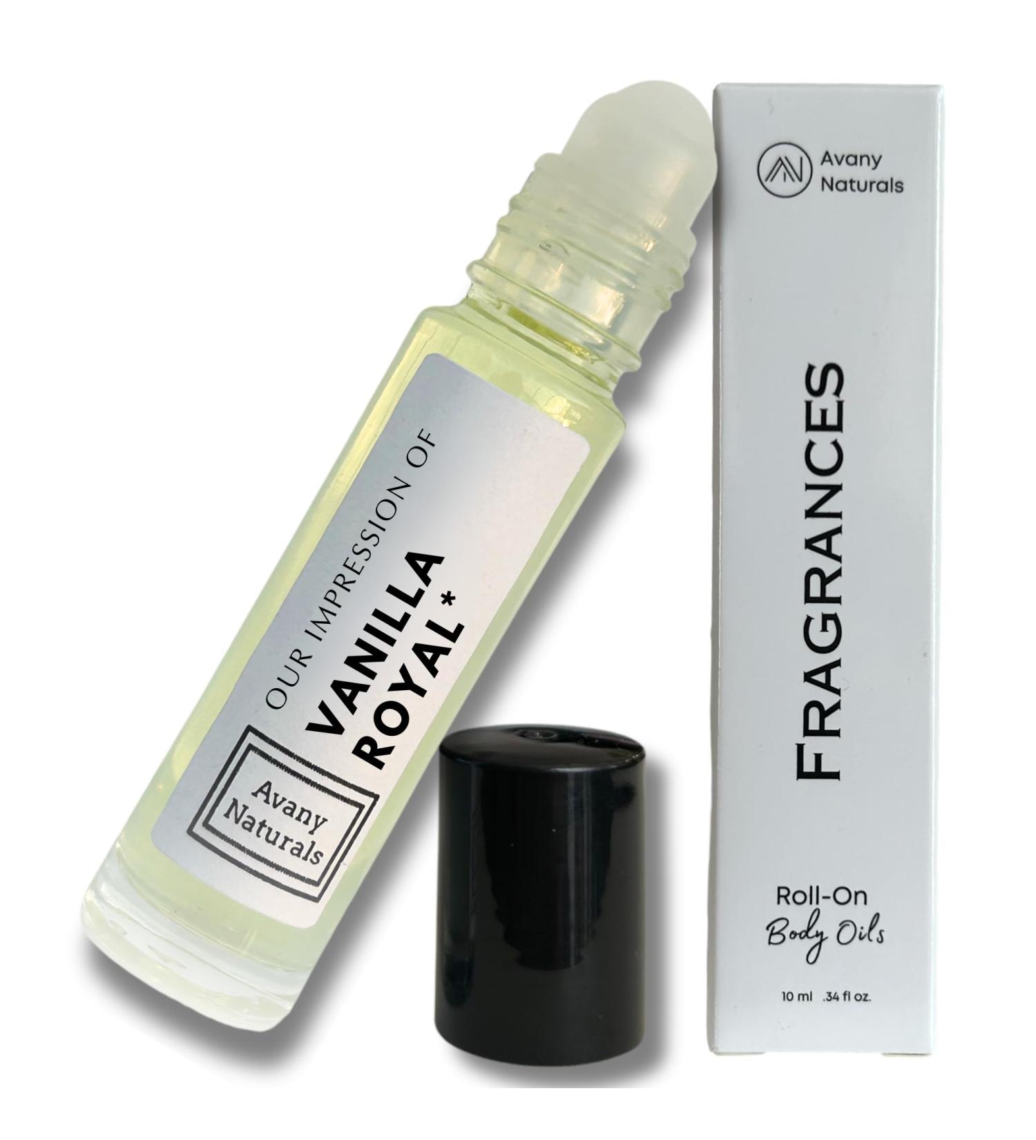 Vanilla Perfume Samples for Women - Vanilla Body Oil Fragrance for Skin Roll On Mini Perfume Sampler Travel Size 10 ml 1/3 oz (Vanilla Royal) - Buy Online on GoSupps.com