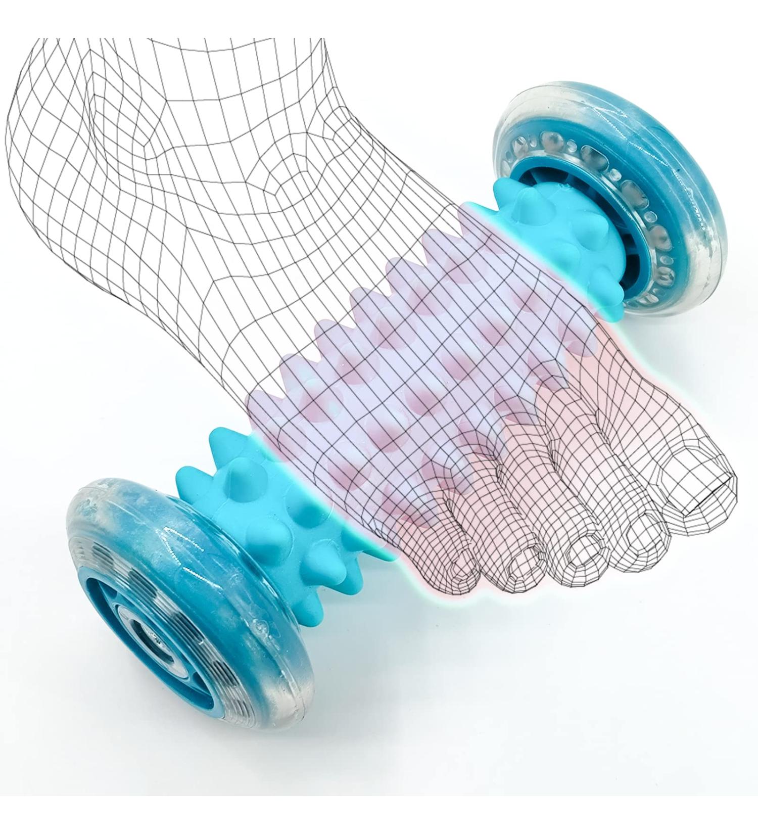 Foot Massage Roller & Hedgehog Ball for Ultimate Relaxation | Fascia & Reflex Zone Therapy - Buy Online on GoSupps.com