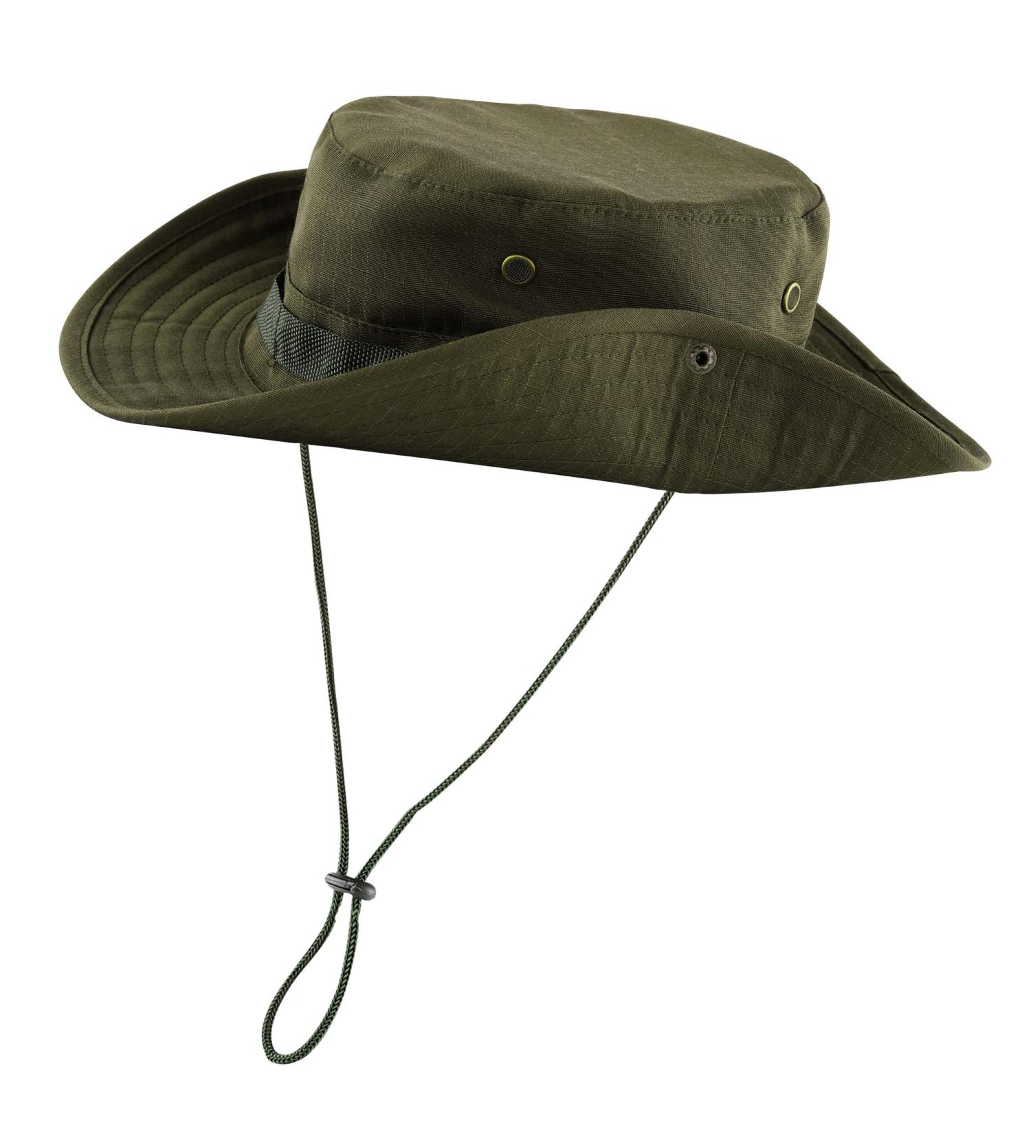 Faletony Military Green Outdoor Hat - Bush Hat Boonie Hat Sun Hat with Chin Strap for Men & Women - Summer Fishing & Hiking Essential - Buy Online on GoSupps.com