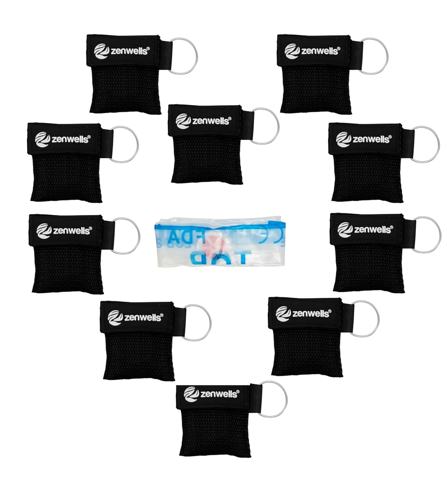 Beating Mask Key Rings (10 pcs) - CPR Face Shields for Adults & Kids - First Aid Ventilation Masks - Emergency Protection Solutions - Buy Online on GoSupps.com
