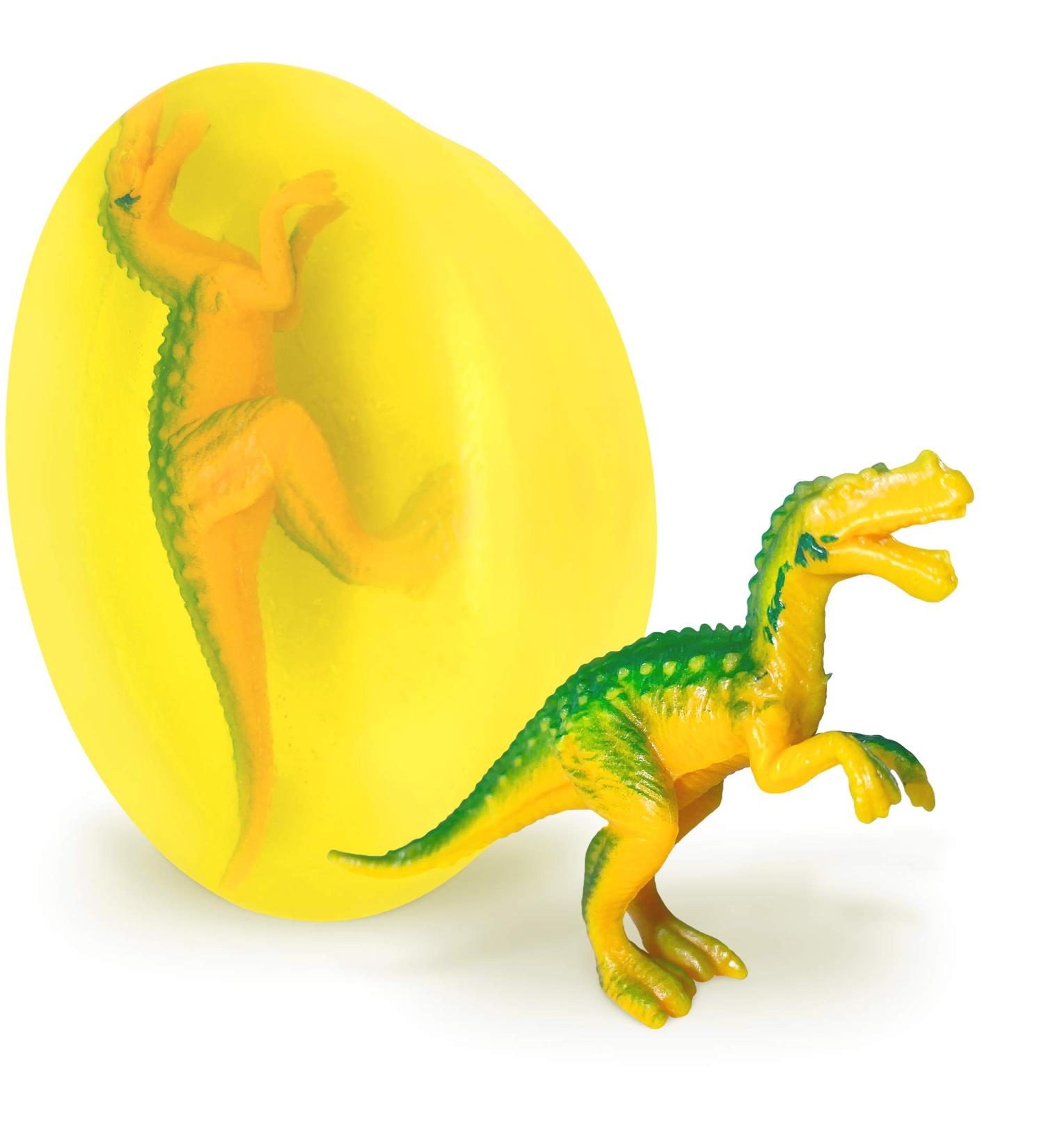 Kids Natural Lemon Soap Bar with DINO Toy - Handmade in USA - Clear Glycerin for Safe Skin - 2 Piece Set - Buy Online on GoSupps.com