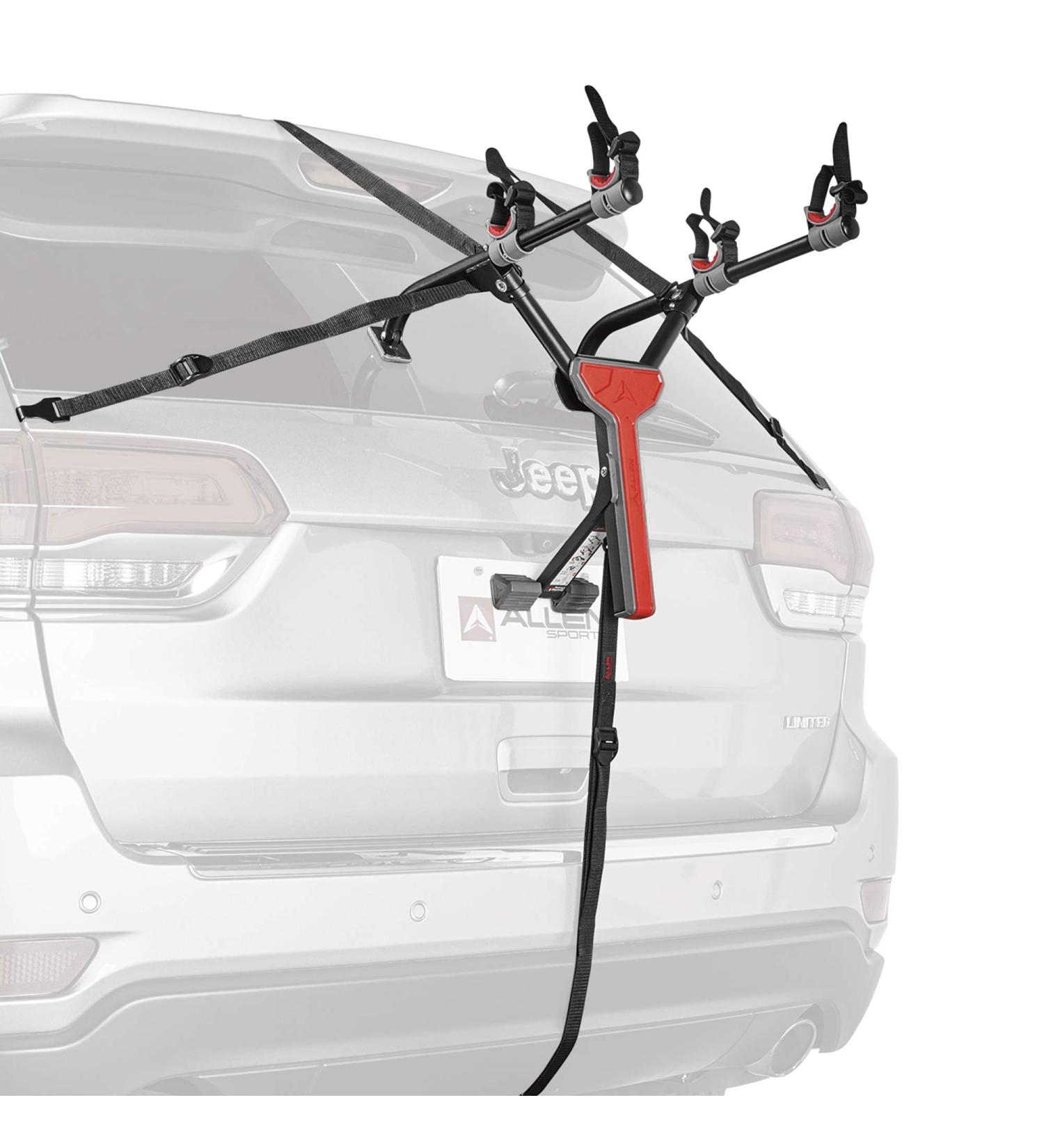 Ultra Compact 2-Bike Black Trunk Mounted Bike Rack | Easy to Install - Buy Online on GoSupps.com