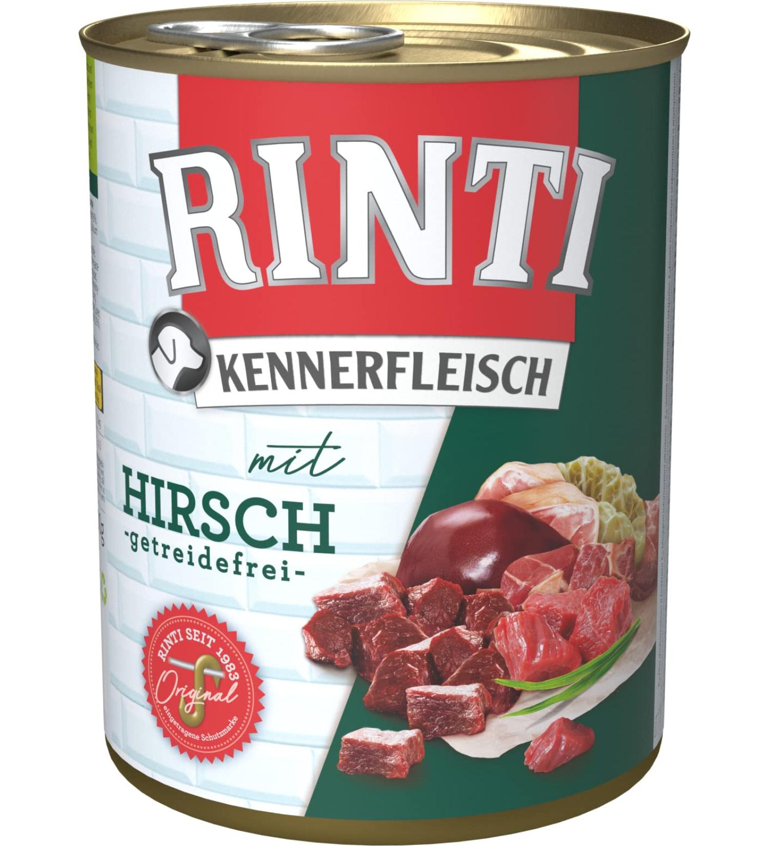 Rinti connoisseur meat deer 12 x 800 g