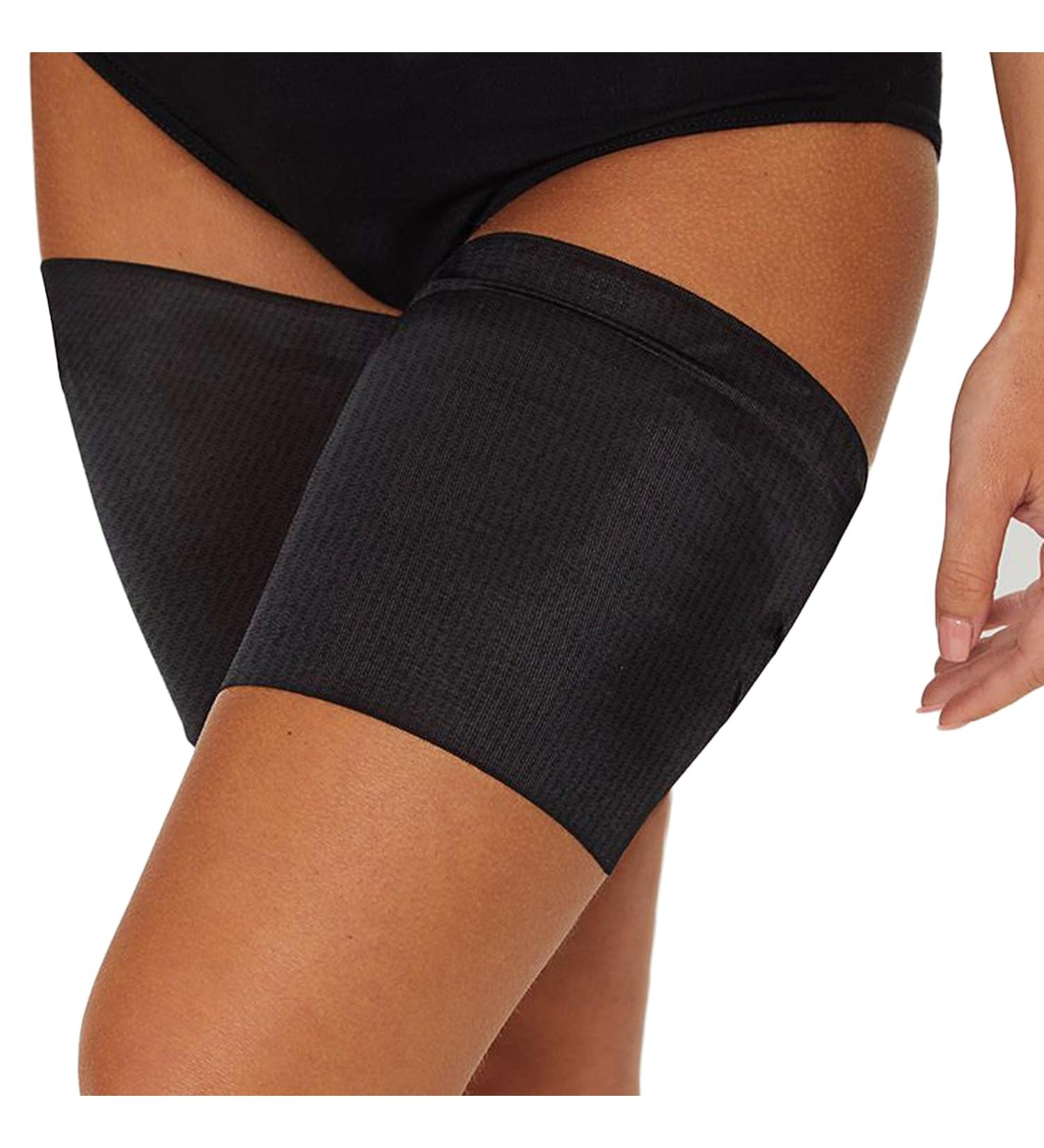 Buy Black Anti-Chafing Thigh Bands | Non-Slip Elastic Leg Comfort for Running & Sports (Size E - 62CM-70CM - Buy Online on GoSupps.com
