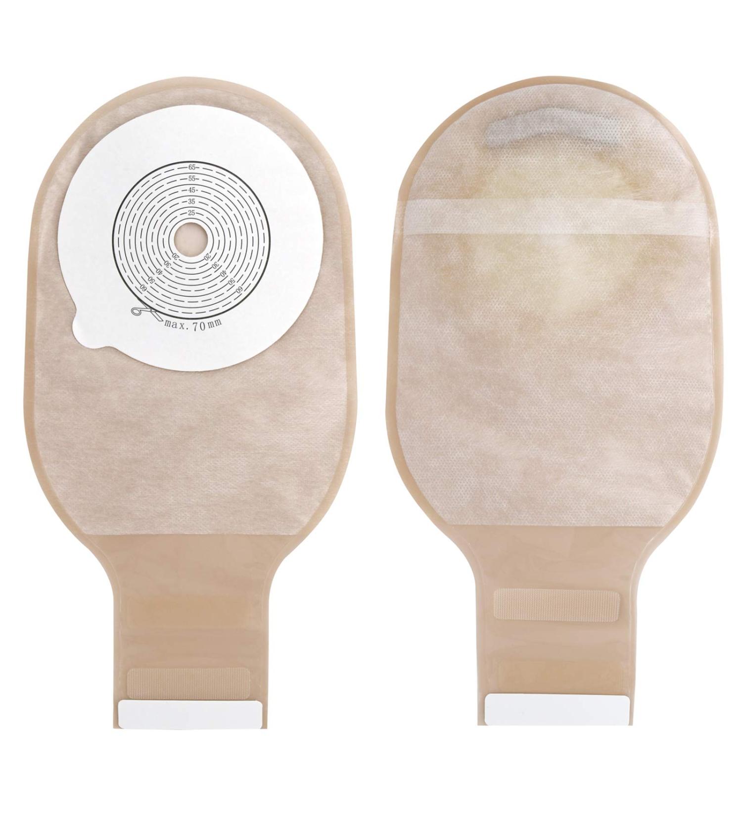 Colostomy Bags - Cut-to-Fit Drainable Ostomy Pouch for Ileostomy Stoma Care - Box of 10 - Buy Online on GoSupps.com
