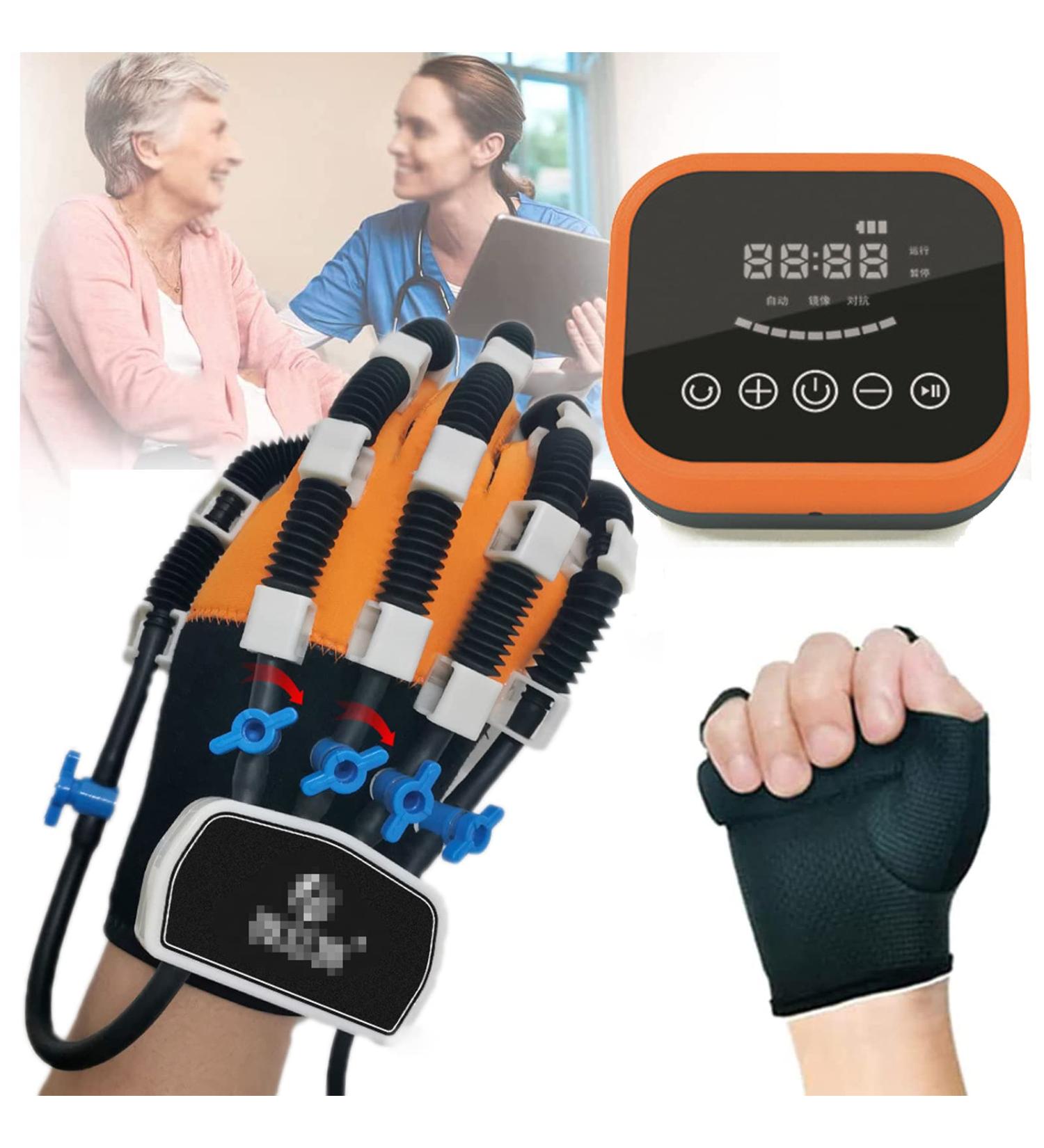 Rehabilitation Robot Gloves Pneumatic Hand Function Mirror Glove Stroke Wrist Brace Training Rehabilitation Equipment Finger Straightening - Buy Online on GoSupps.com