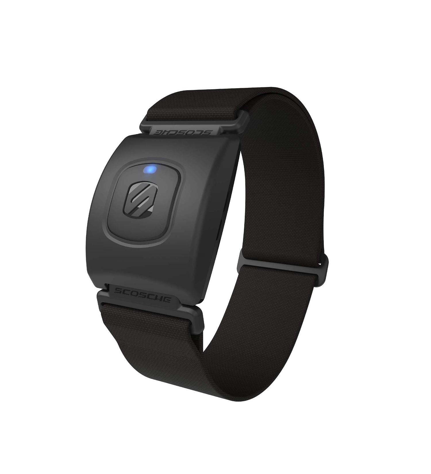 Scosche Rhythm R+2.0 Fitness Armband - Waterproof/Dustproof, ANT+/BLE Bluetooth, Hyper-Accurate Heart Rate Tracking - Black - Buy Online on GoSupps.com