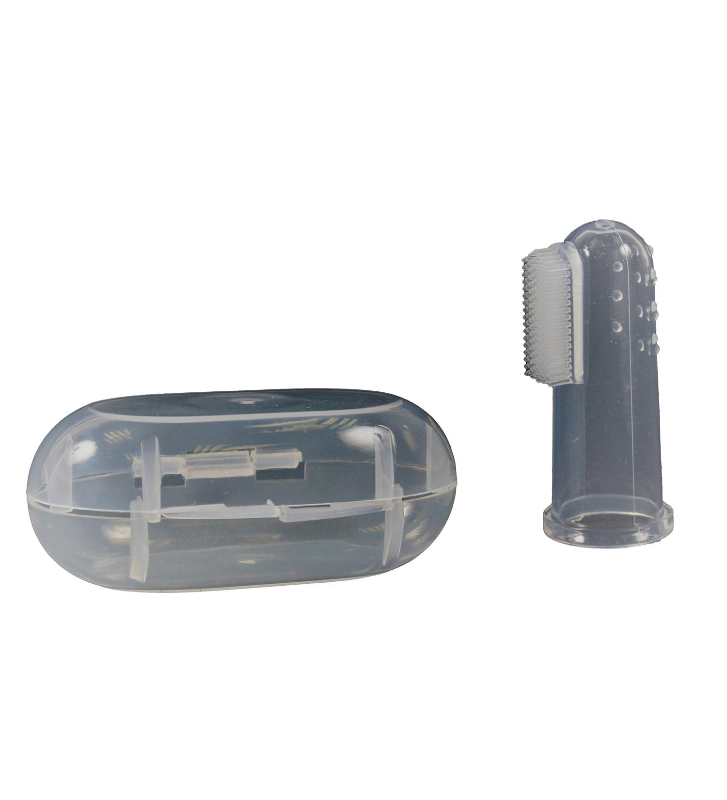 Sweetie Finger Toothbrush: Clear Oral Finger Brush for Kids - Train Your Child for Healthy Teeth - Buy Online on GoSupps.com