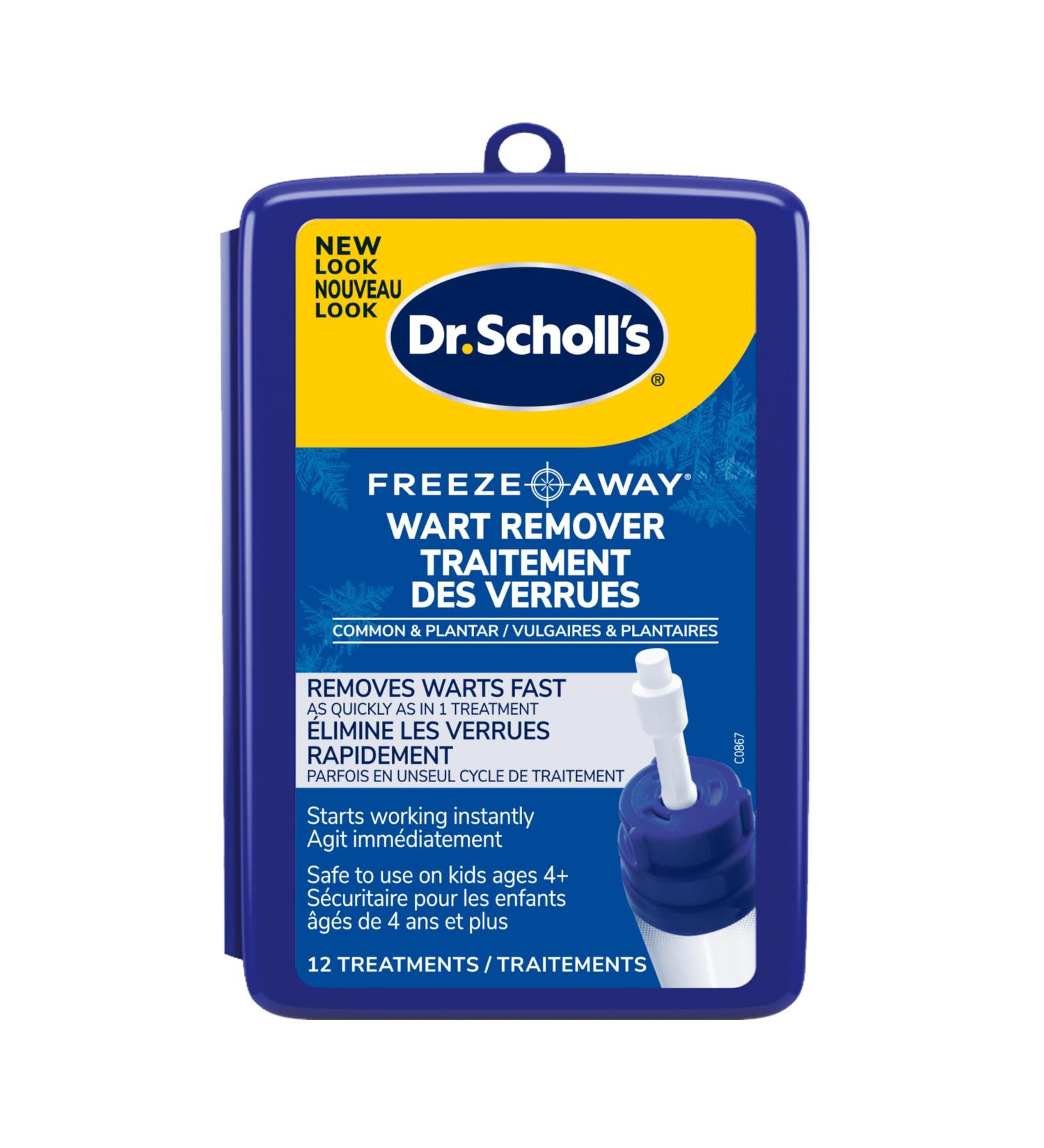 Dr. Scholl s FreezeAway Wart Remover 12 Applications // Doctor-Proven Therapy for Common and Plantar Warts 12 Count (Pack of 1) - Buy Online on GoSupps.com